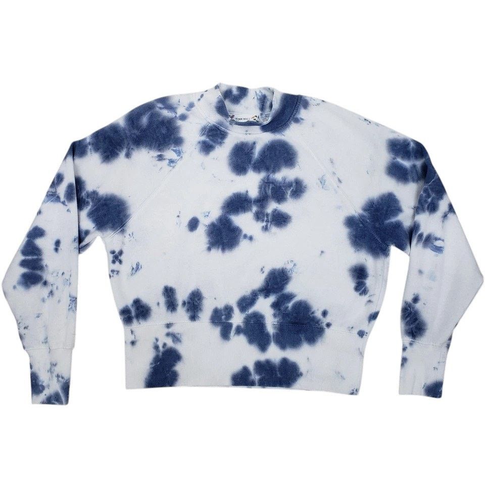 Other Pink Rose Tie Dyed Mock Neck Sweatshirt Long Sleeve Tee S M Size M / US 6-8 / IT 42-44 - 3 Thumbnail