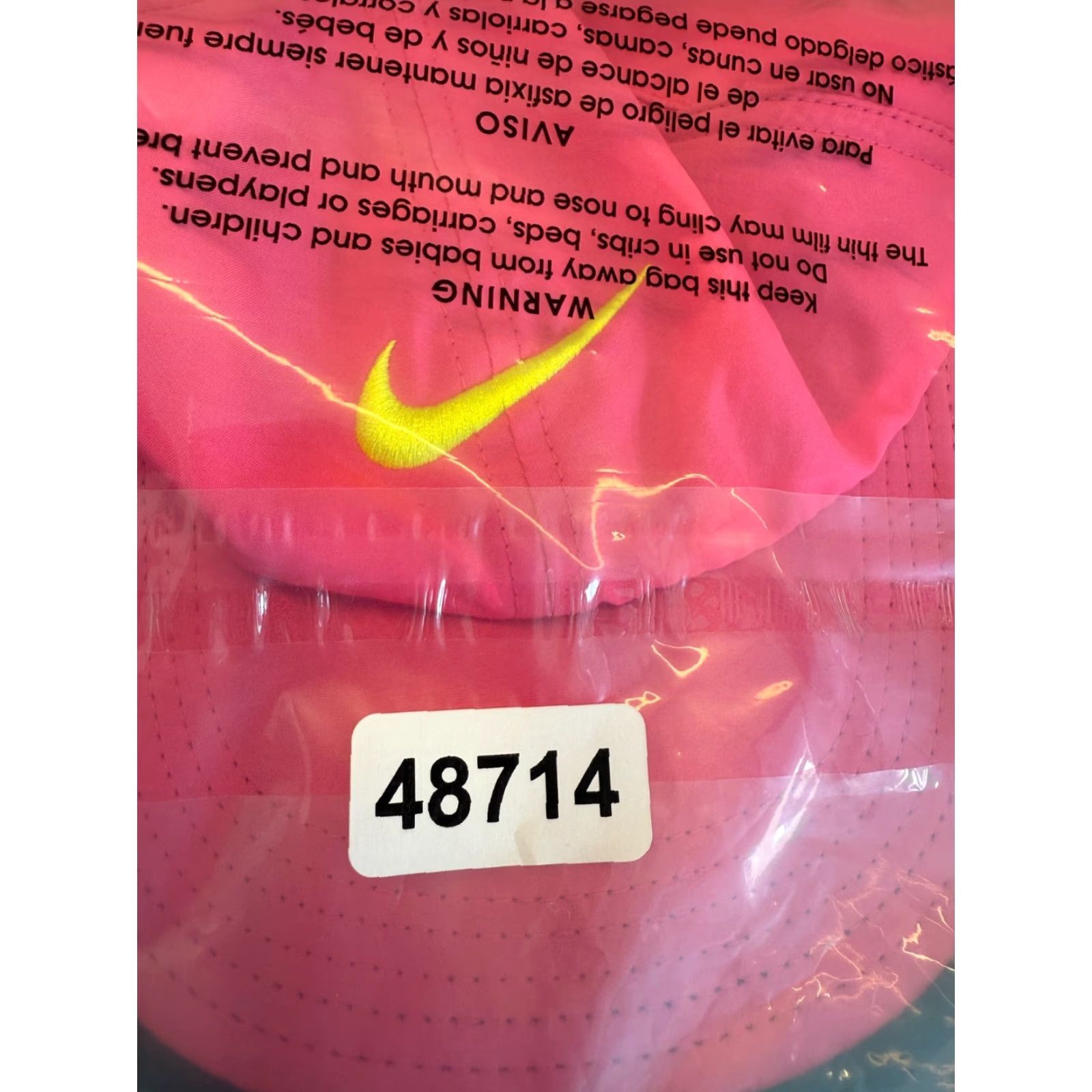 Nike Nike Dri-Fit Hat Cap Mens One Size Pink Featherlight Strapback Lightweight Breathable Adjustable Baseball Cap Size ONE SIZE - 8 Thumbnail