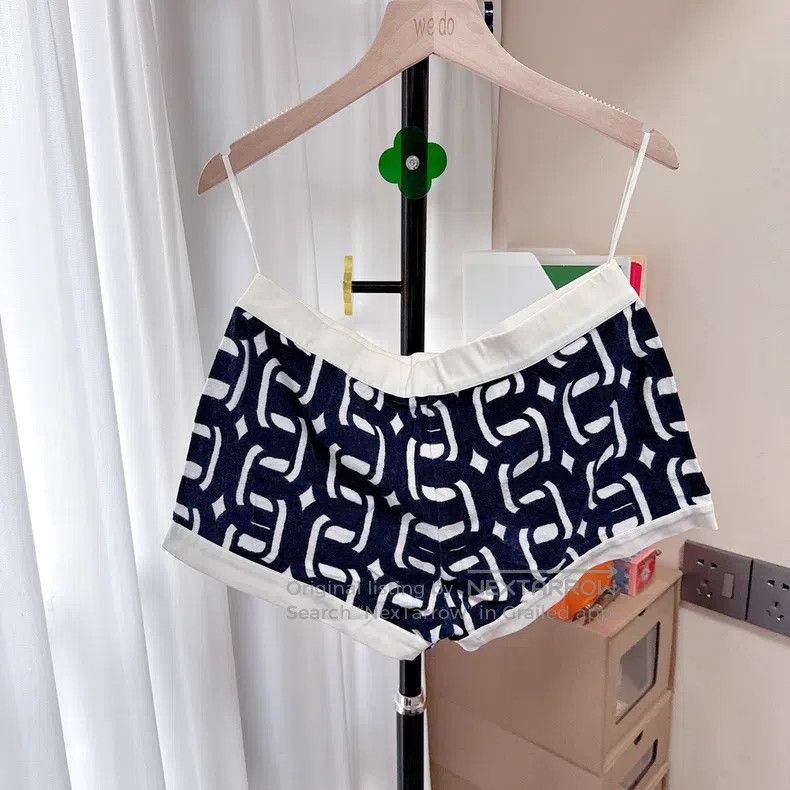 Hermes Hermes Lockchain patterned knit shorts Size 24" / US 00 / IT 34 - 8 Thumbnail