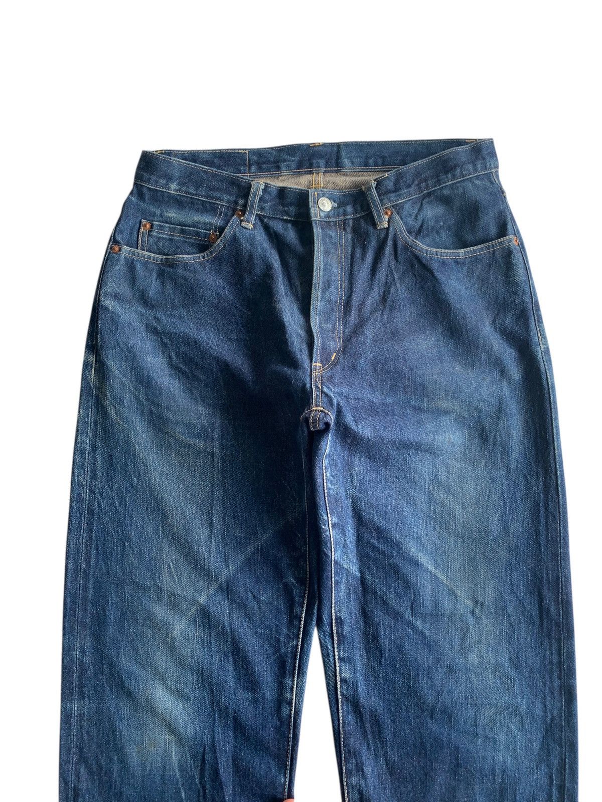 Kapital VINTAGE HOLLYWOOD RANCH MARKET SELVEDGE DISTRESSED DENIM Size US 32 / EU 48 - 6 Thumbnail