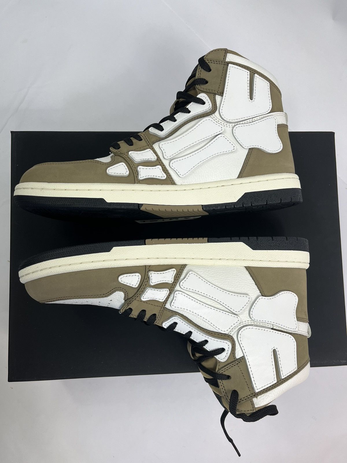 Amiri HIGHT TOP SKELETON BONE SNEAKERS Size US 10 / EU 43 - 7 Thumbnail