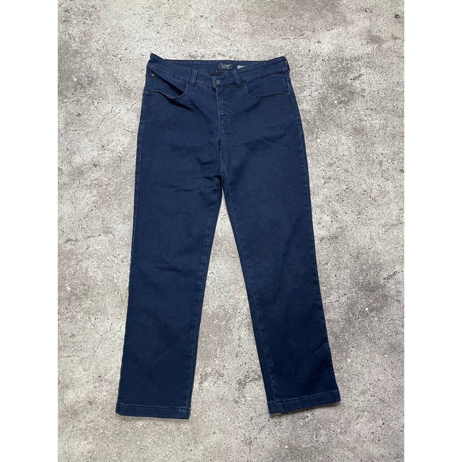 Armani × Emporio Armani × Vintage Vintage Armani Jeans Slim Fit Dark Blue Denim Pants Size 31 Size US 31 - 1 Thumbnail