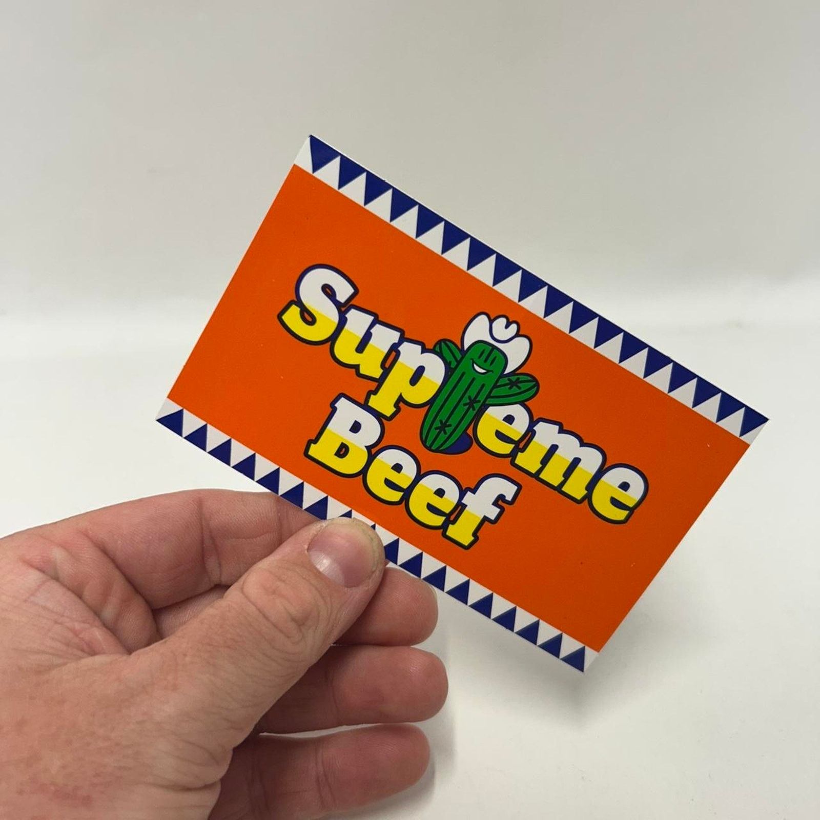 Supreme Supreme Jackson Pollock Box Logo Sticker 1999 | Grailed