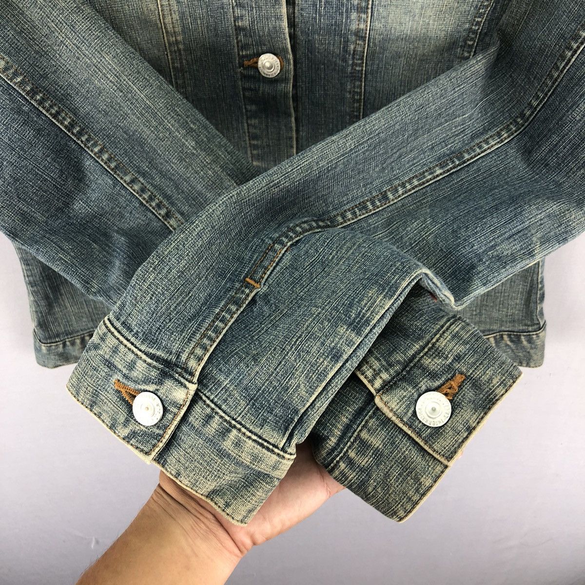 Japanese Brand Vintage Japanese Brand OiModel Denim Jacket Size S / US 4 / IT 40 - 9 Thumbnail