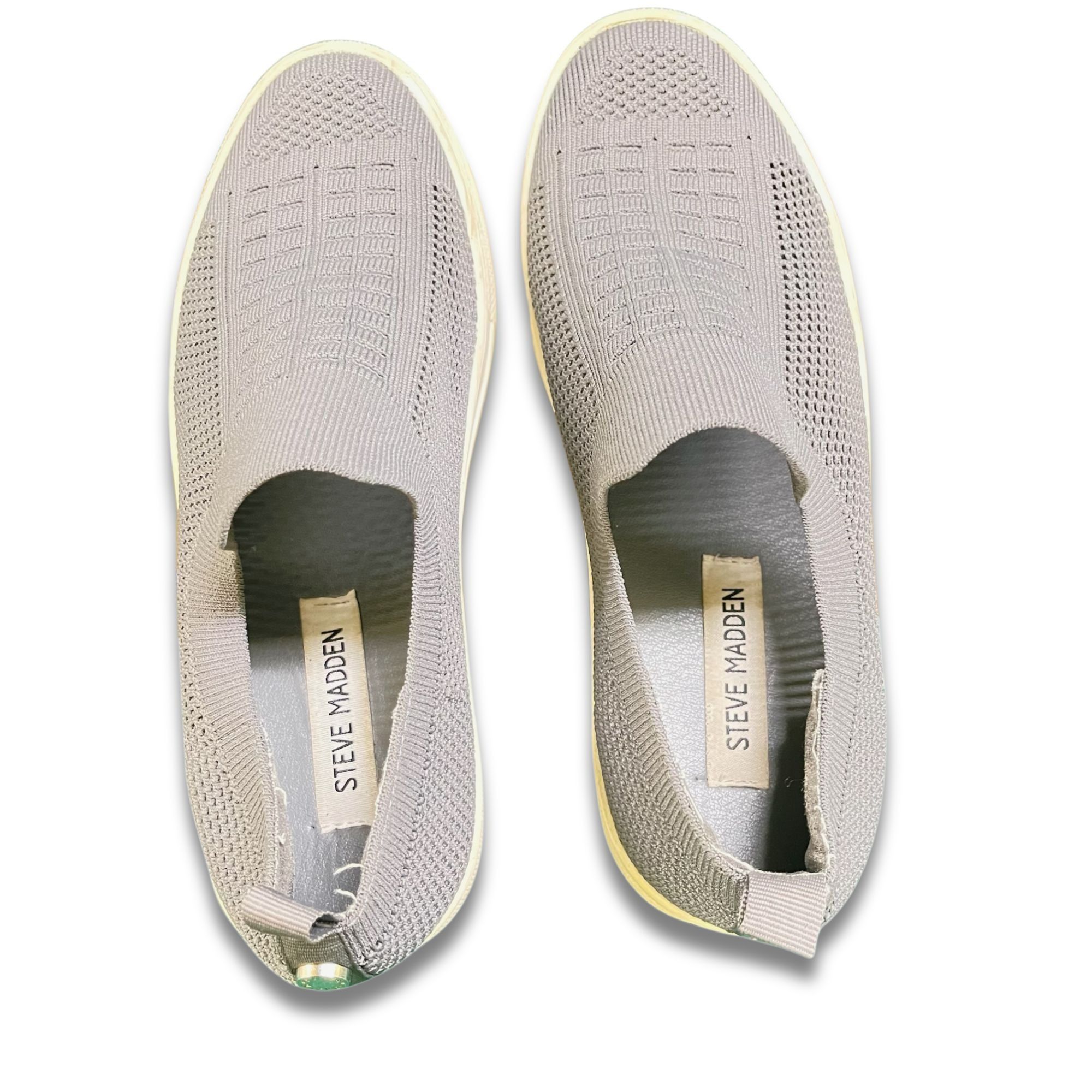 Steve Madden STEVE MADDEN Knit Slip-On Sneakers In Gray With Lightweight Size US 11 / IT 41 - 2 Thumbnail