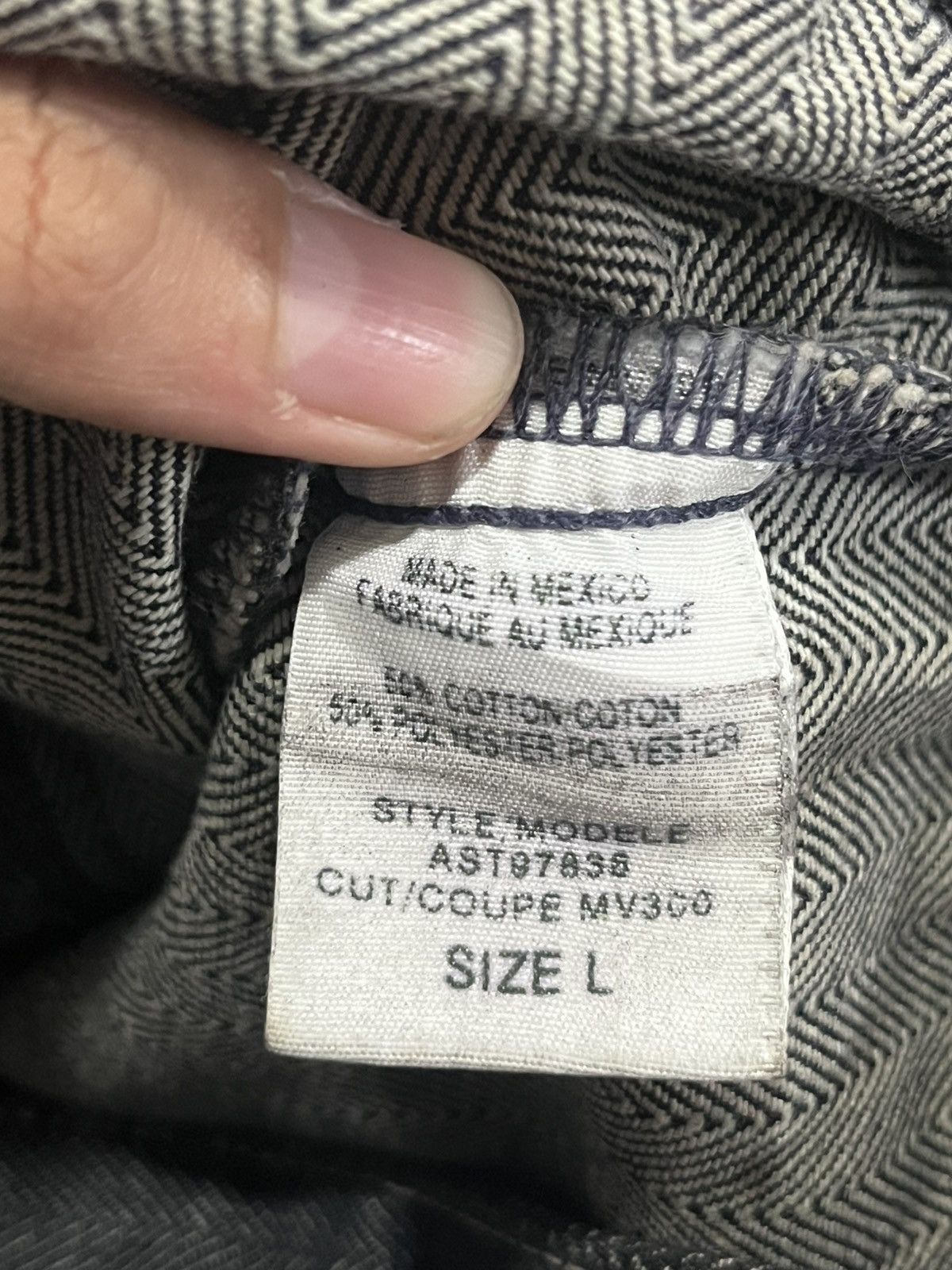 Guess Guess Herringbones Twill Denim Jacket Size L / US 10 / IT 46 - 8 Thumbnail
