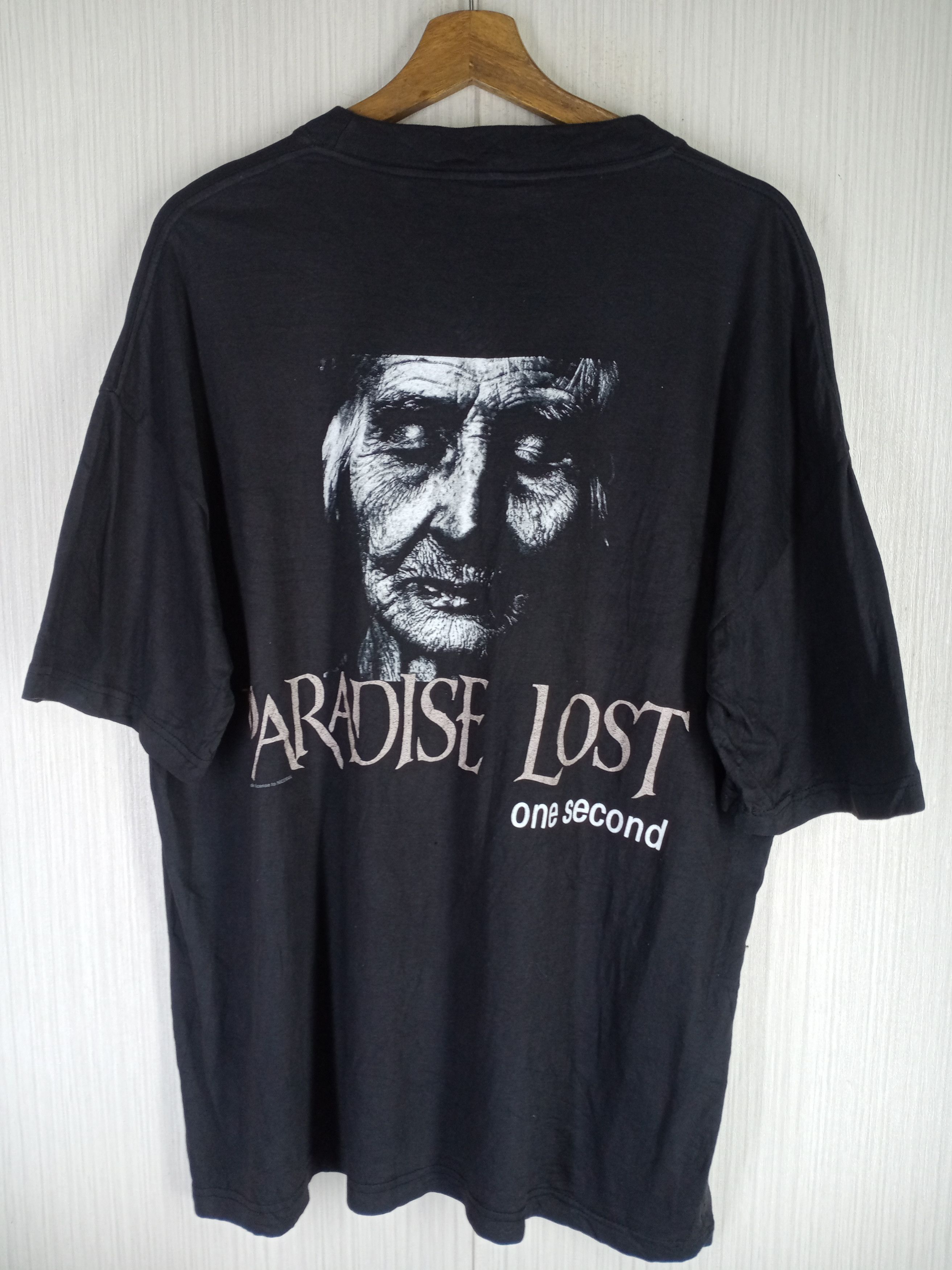 Band Tees Rare Vintage Paradise Lost One Second World Tour 97 - 98 Tee Size US L / EU 52-54 / 3 - 1 Thumbnail