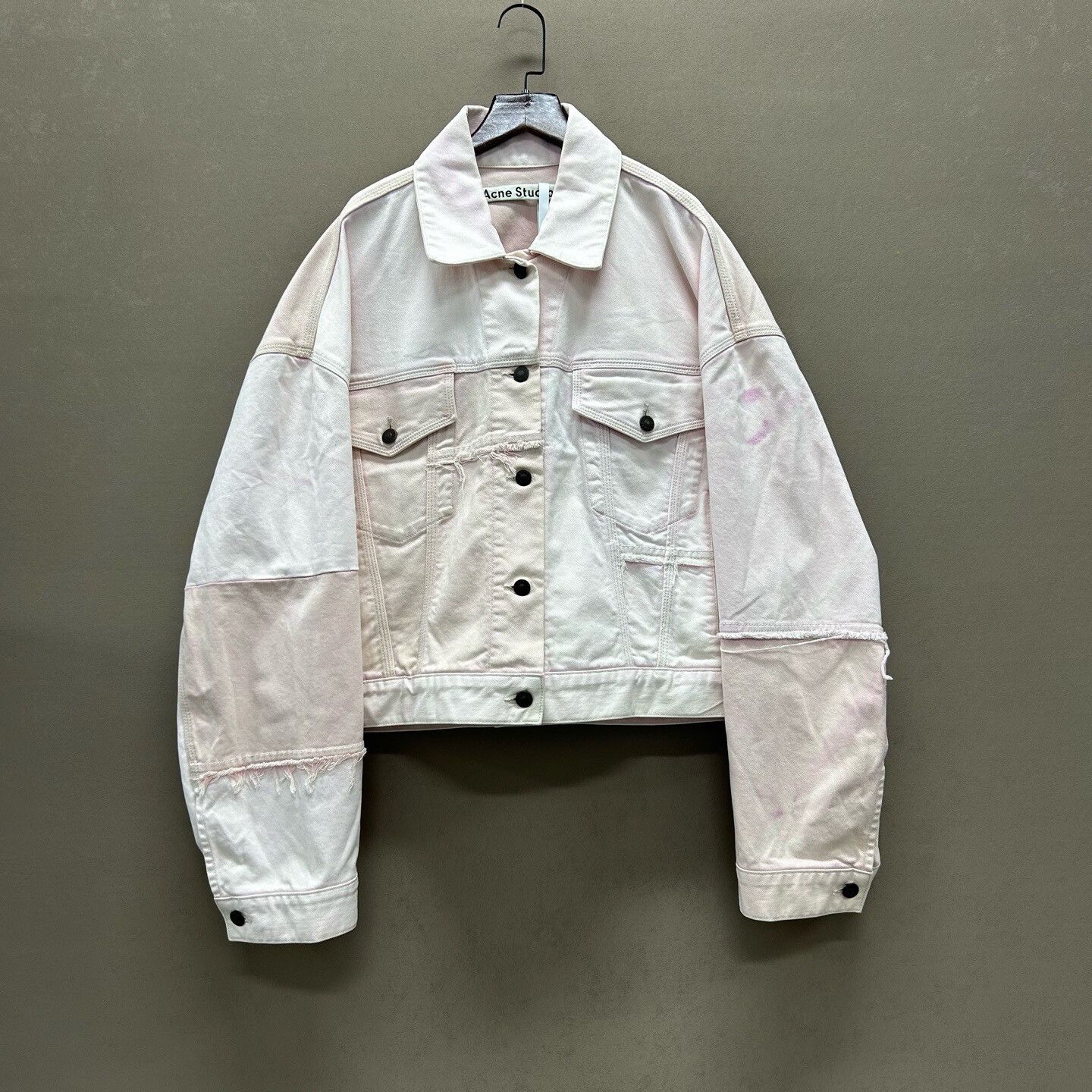Acne Studios Acne Studios Tie-Dye Denim Jacket Size XS / US 0-2 / IT 36-38 - 1 Thumbnail