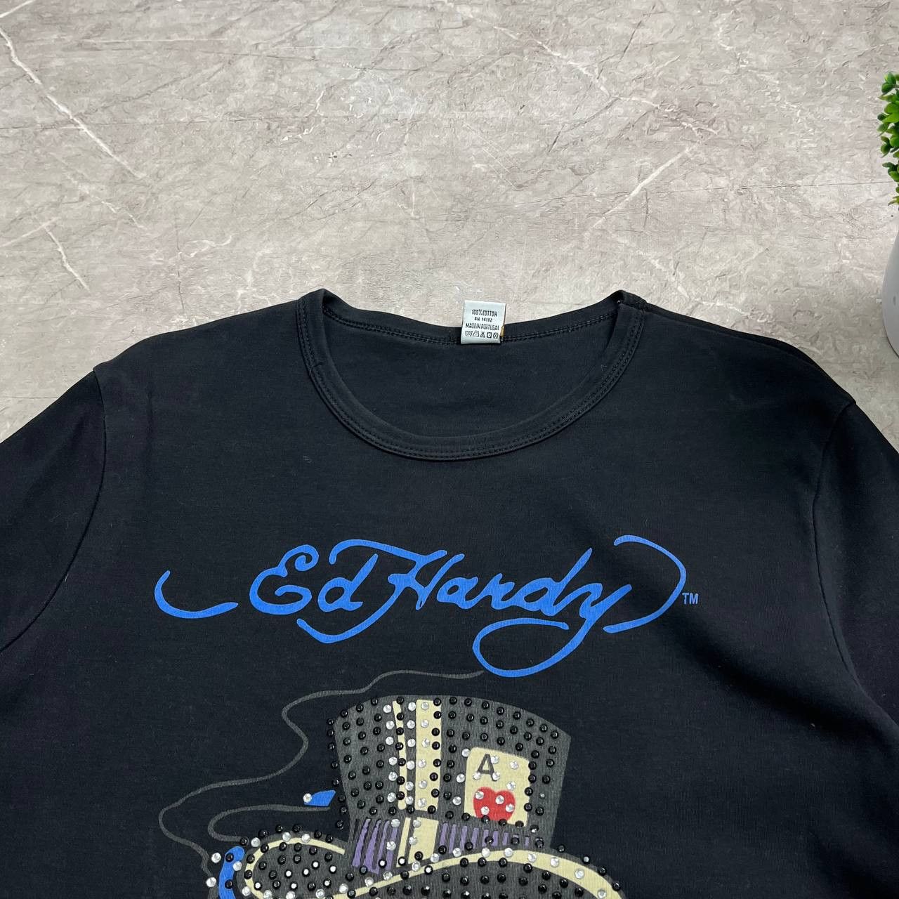 Japanese Brand Vintage Big Ed Hardy T-Shirt Y2K Japan Hysterical Style Size US L / EU 52-54 / 3 - 3 Thumbnail