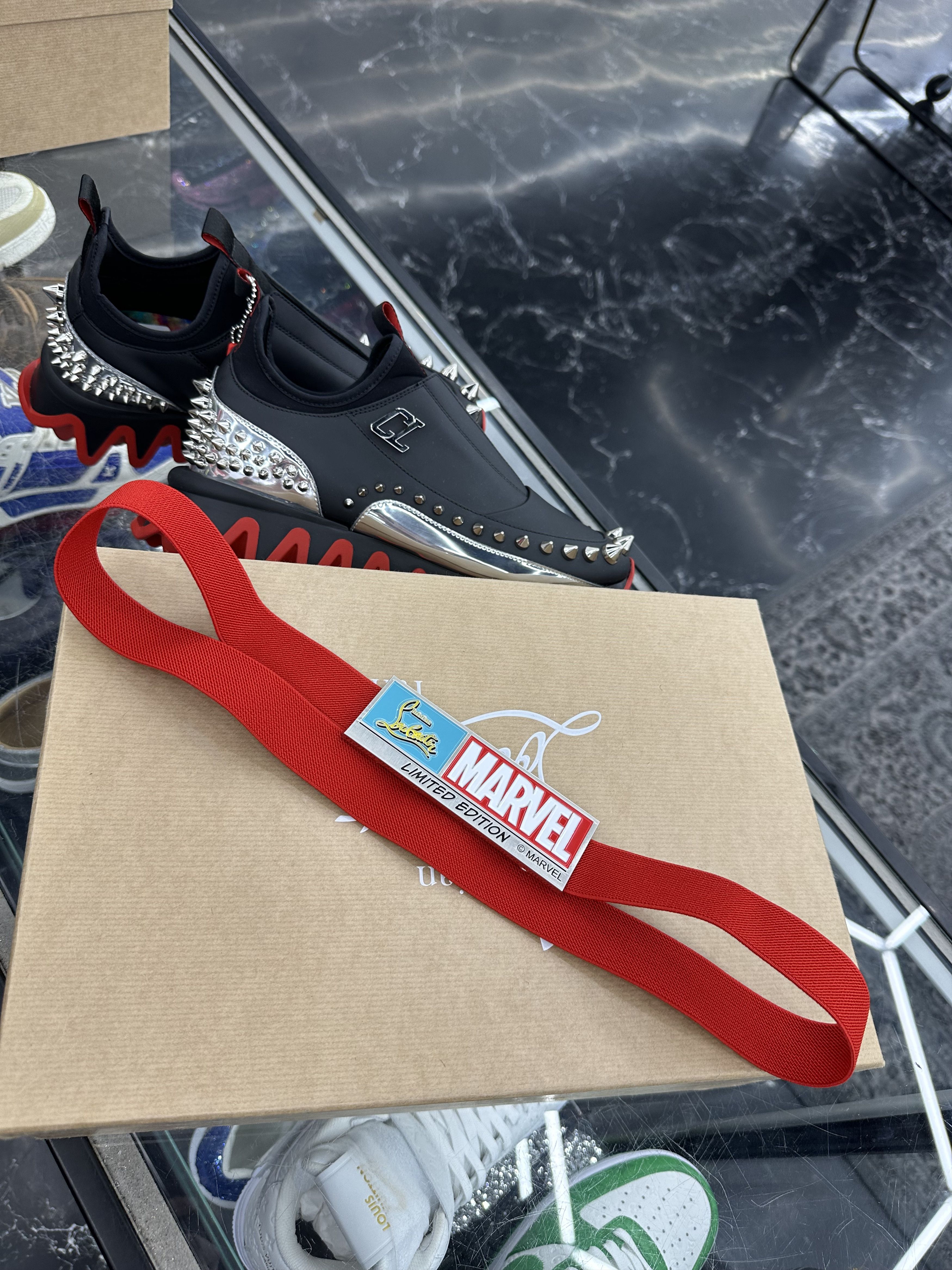 Christian Louboutin CL x Marvel Sharkyloub SP Spikes Size US 8.5 / EU 41-42 - 12 Thumbnail