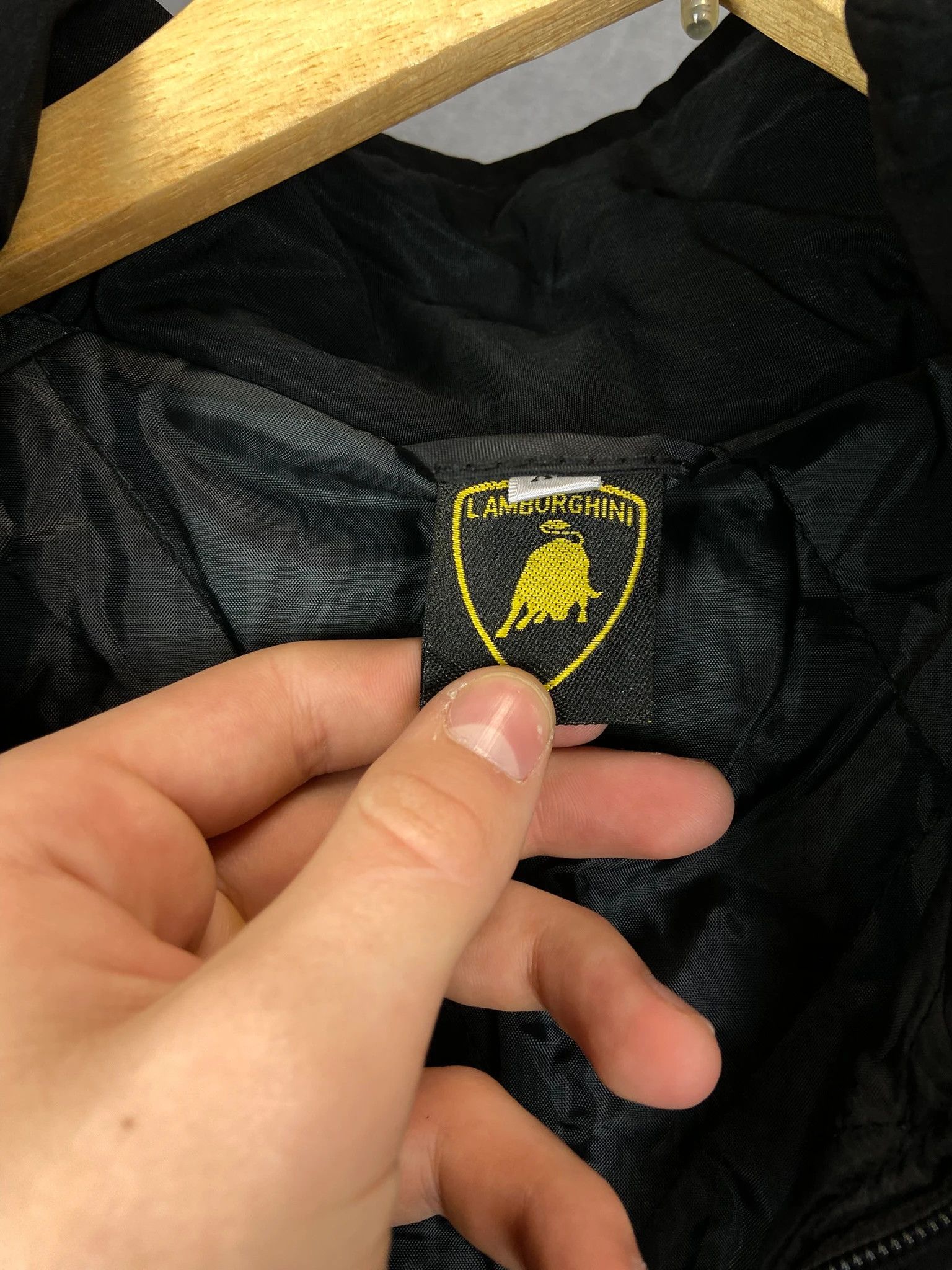 Vintage Vintage Lamborghini Black Jacket Size XL Size US XL / EU 56 / 4 - 4 Thumbnail
