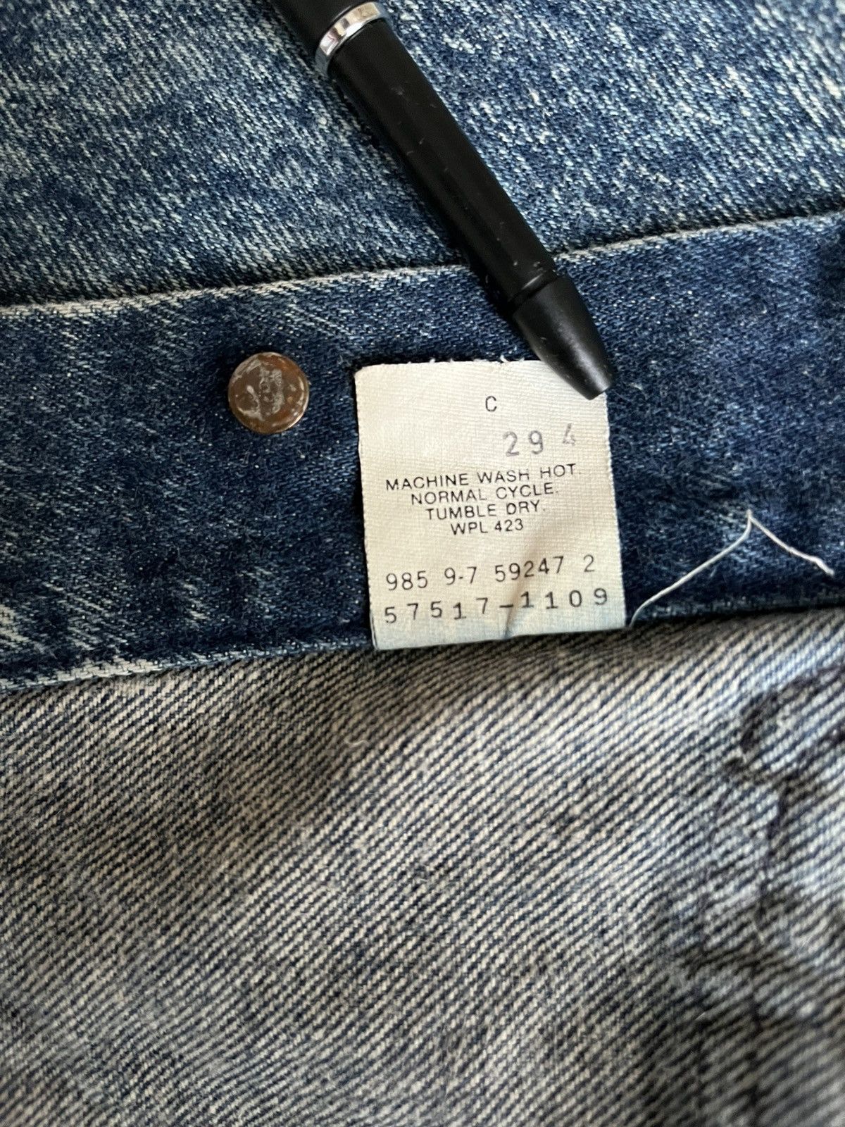 Levi's × Vintage Vintage Levi's Denim Jacket Rare Star logo Size S / US 4 / IT 40 - 10 Thumbnail