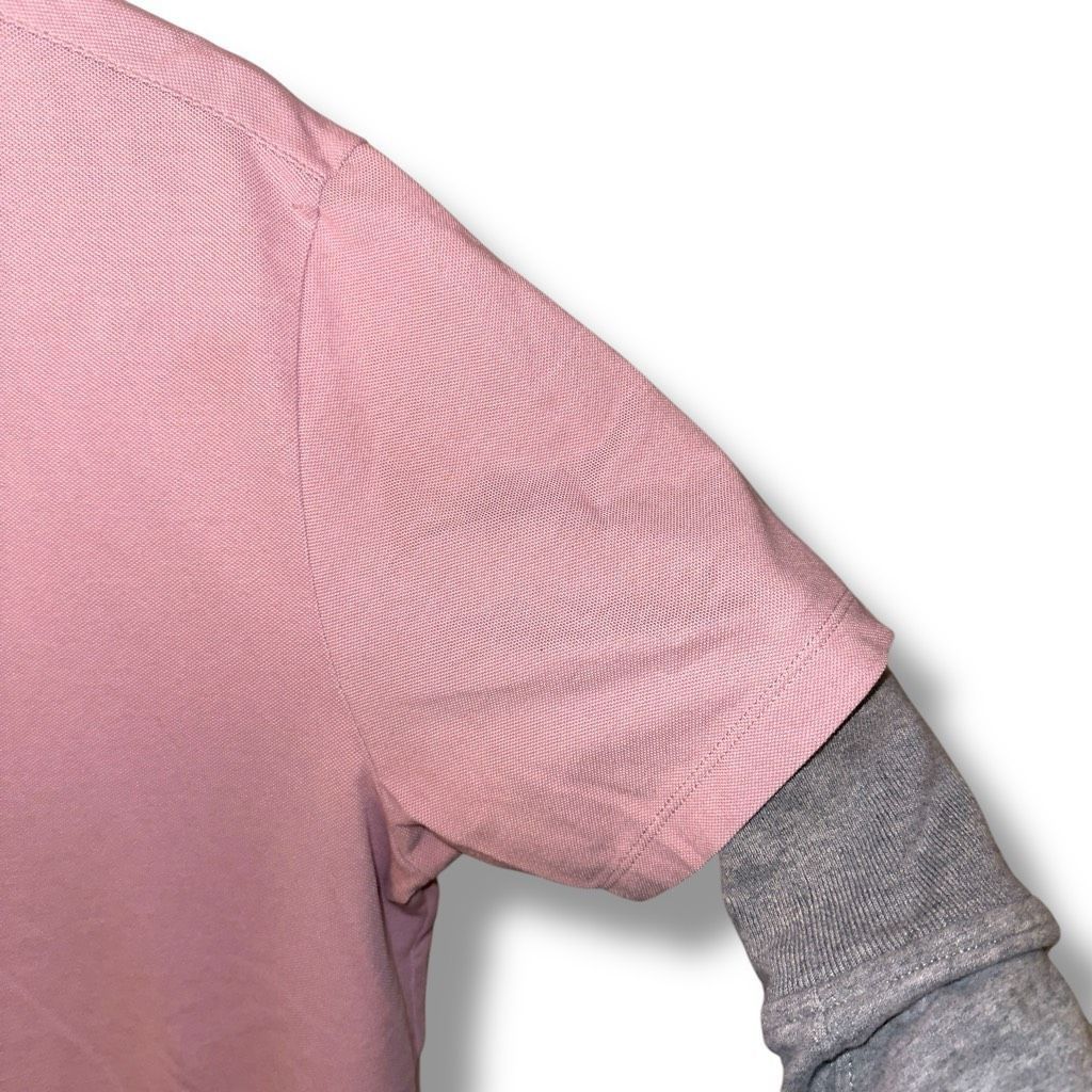 Robert Barakett Robert Barakett Blush Pink Open Collar Knit Polo Shirt XL Size US XL / EU 56 / 4 - 4 Thumbnail
