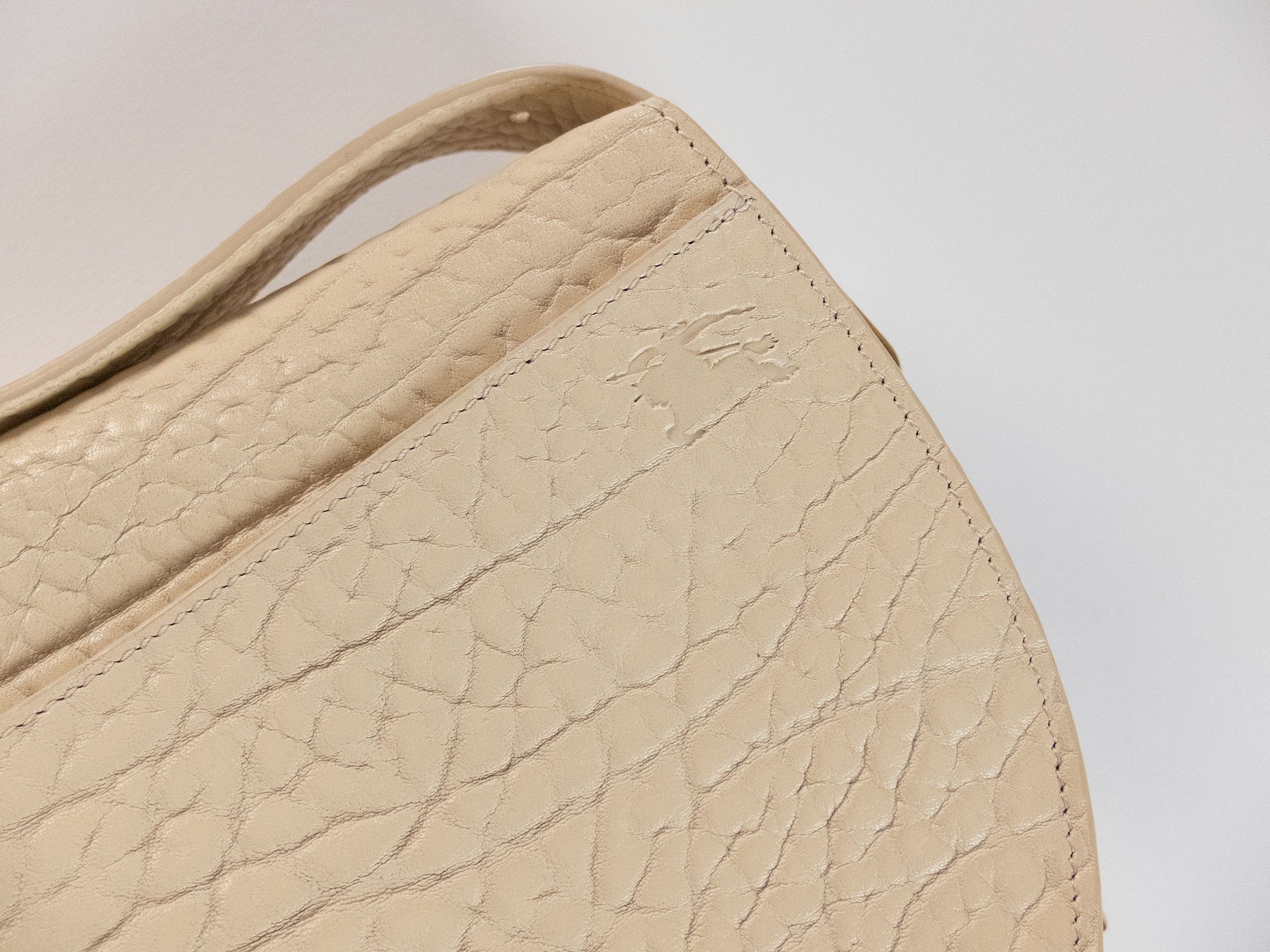 Burberry BURBERRY Chess small ecru leather crossbody bag Daniel Lee Size ONE SIZE - 16 Thumbnail