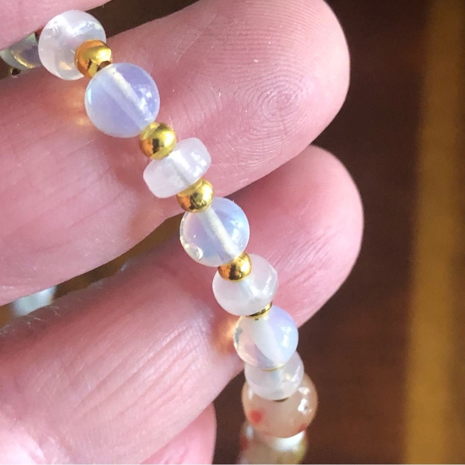 Handmade Handcrafted genuine pink quartz pink tourmaline pearl neckla Size ONE SIZE - 10 Thumbnail