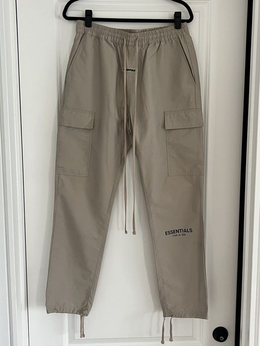 Fear of God Fear Of God Essentials Nylon Cargo Pants (FW19 - Tan)