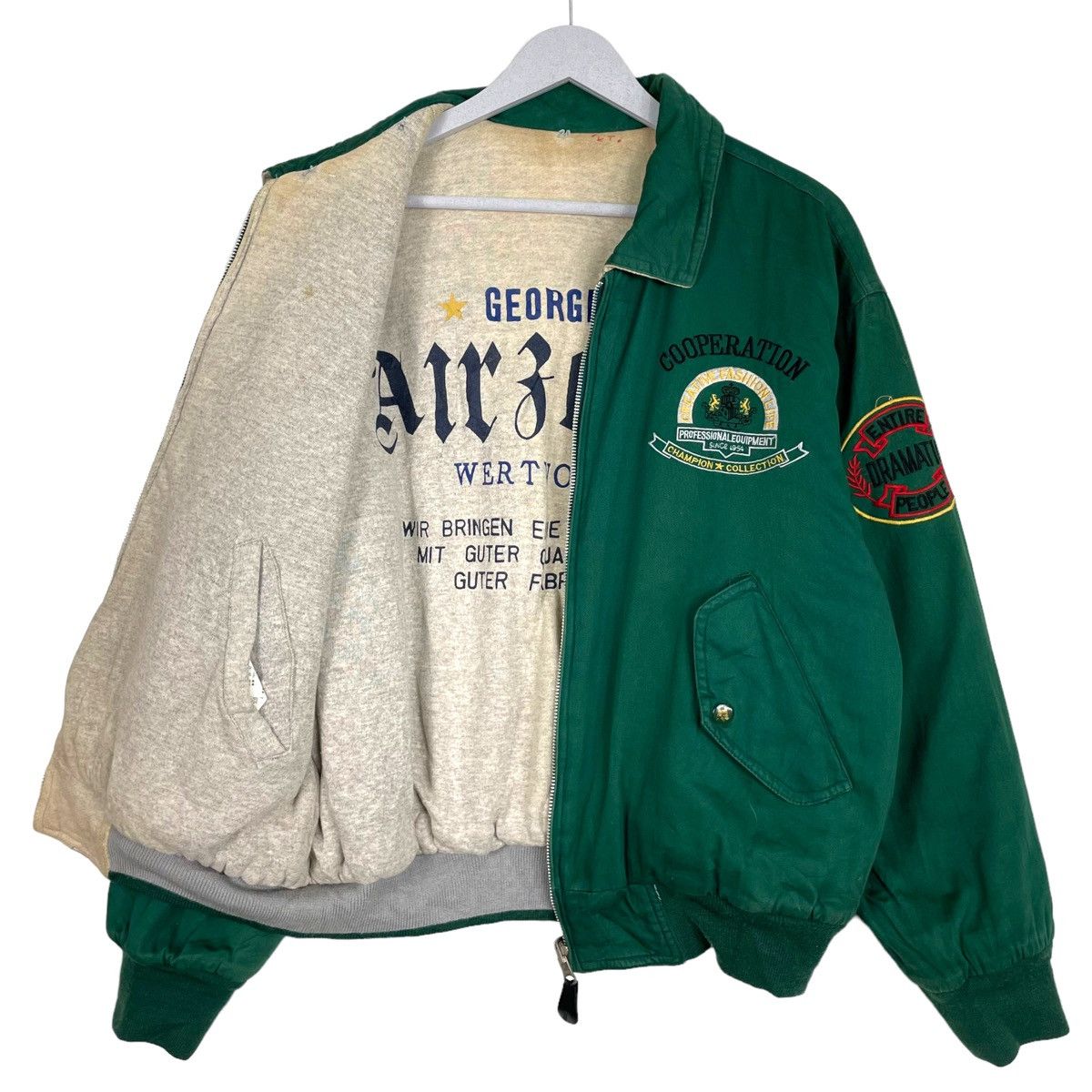 Japanese Brand 💥80s AUCTION GOD SPEED JAPAN RACING REVERSIBLE JACKET Size US M / EU 48-50 / 2 - 2 Thumbnail