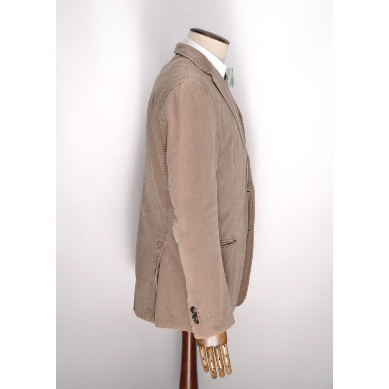 Boglioli Men's BOGLIOLI Garment Dyed Sport Blazer Jacket SZ EU 54 Size 54R - 3 Thumbnail