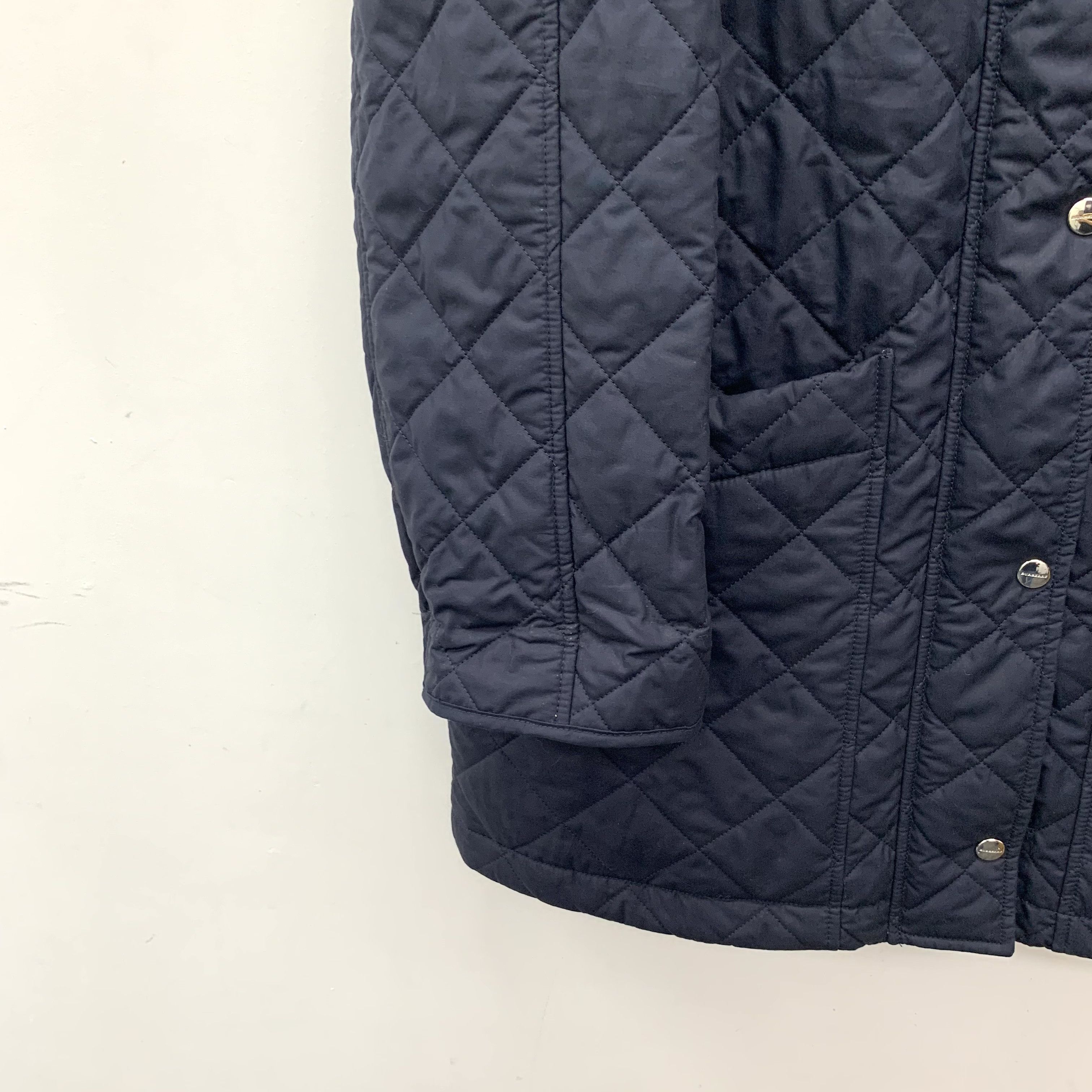 Burberry Burberry Diamond Check Horseferry Hoodie Jacket Navy (M) Size US M / EU 48-50 / 2 - 4 Thumbnail