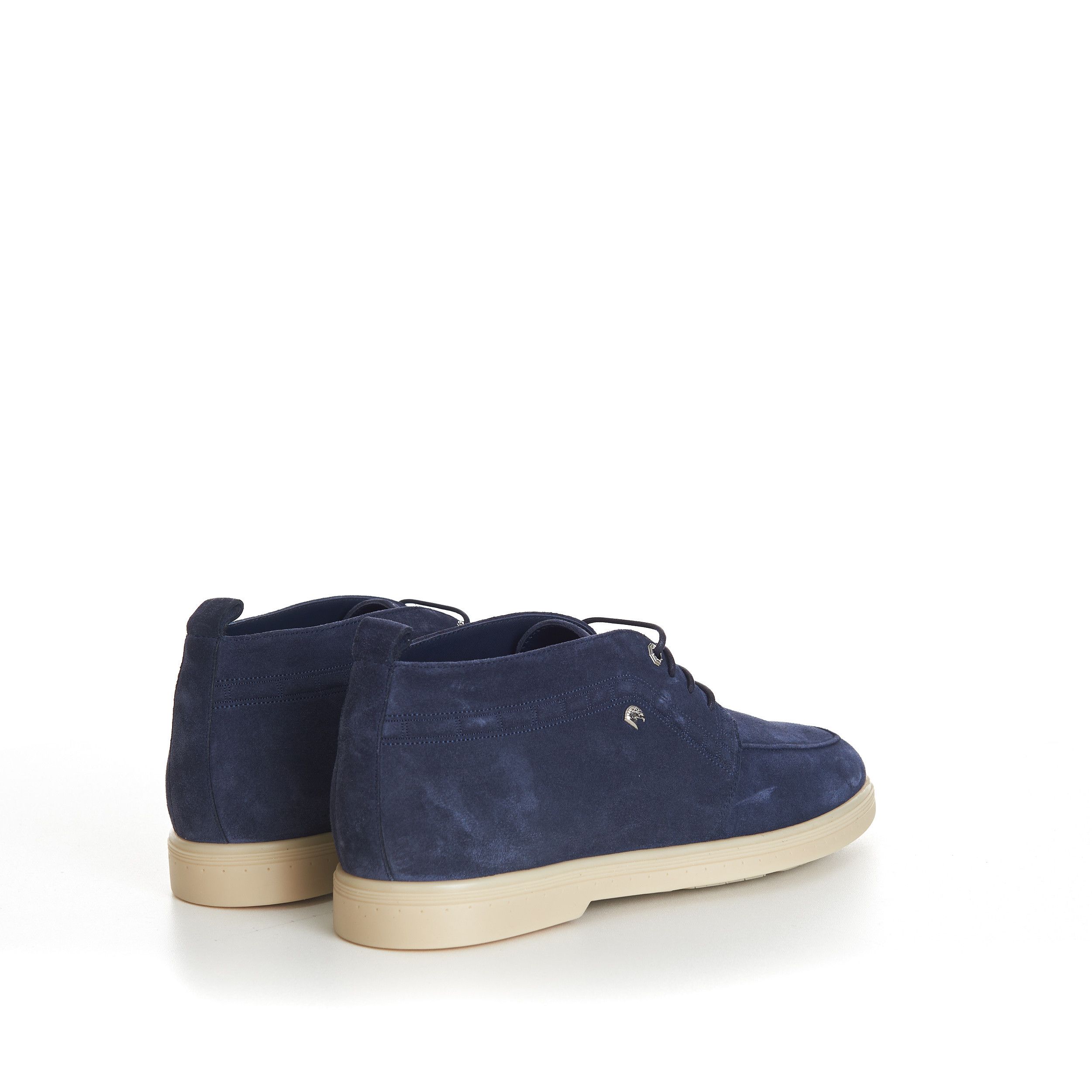 Stefano Ricci Blue Suede Lace Up Chukka Boots With Rubber Soles Size US 8.5 / EU 41-42 - 7 Thumbnail