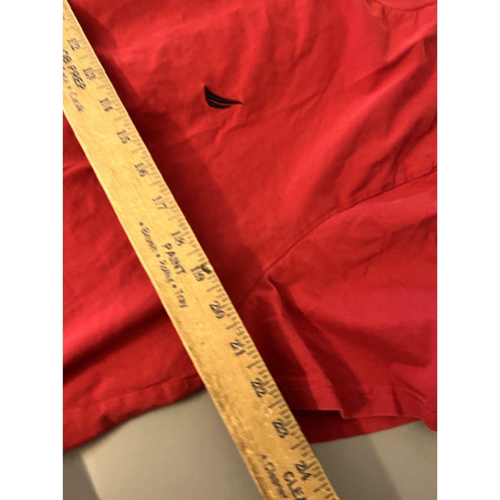 Nautica Nautica Men's Stretch T-Shirt Red Solid Crew Neck Short Sleeve XXL Size Size US XXL / EU 58 / 5 - 5 Thumbnail