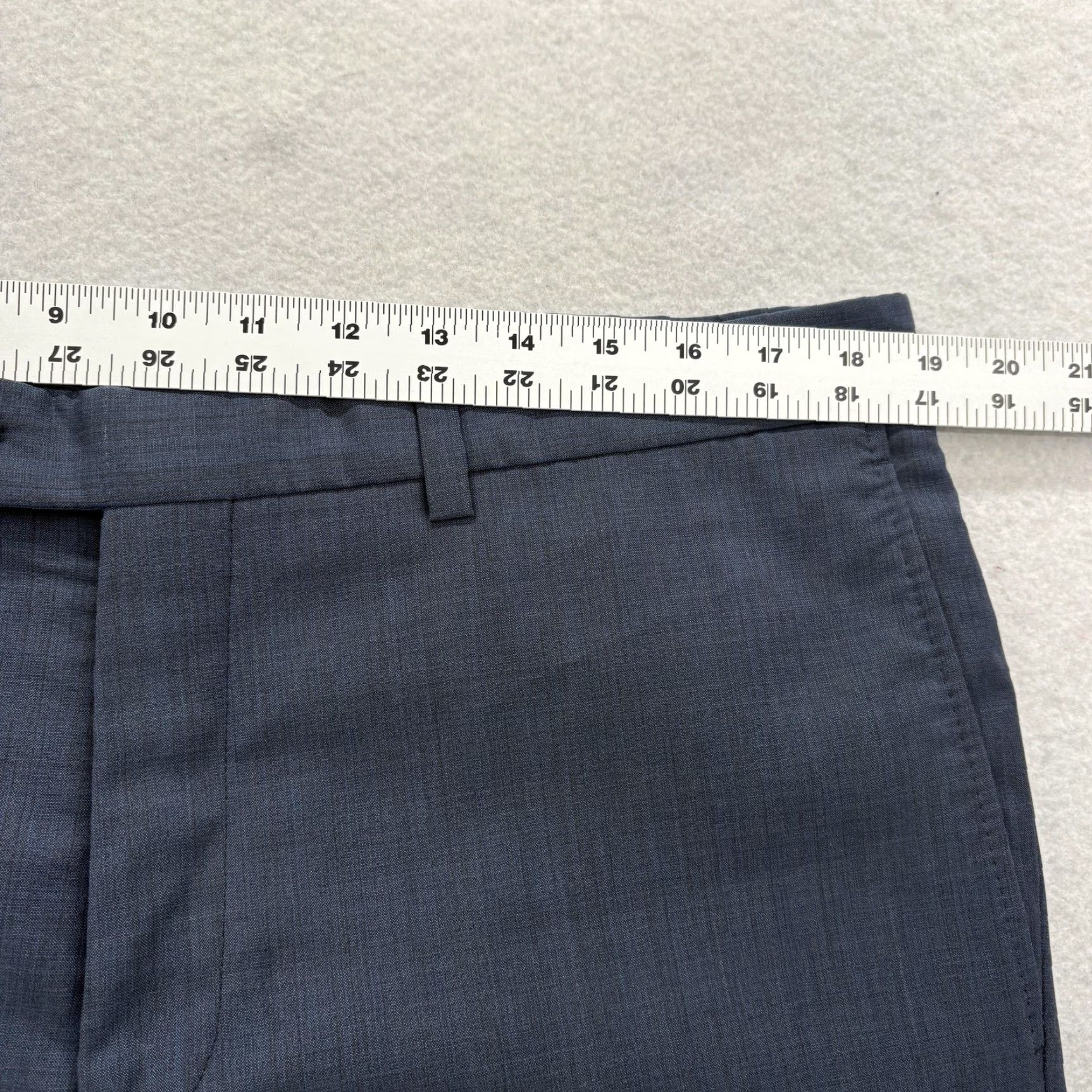 Ted Baker Ted Baker Jefferson Dress Pants Mens 38x32 Blue Wool Jacket? No, Pants. Size US 38 / EU 54 - 7 Thumbnail