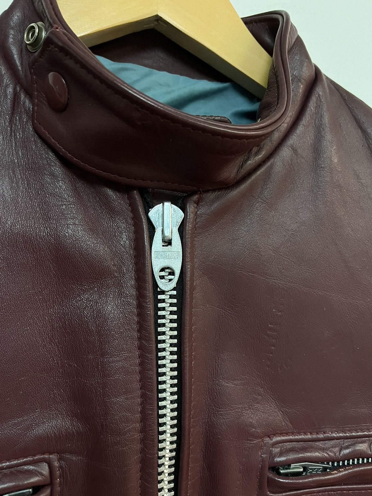 Vintage 60’s/70’s British Cycle Leather Jacket Size US S / EU 44-46 / 1 - 2 Thumbnail