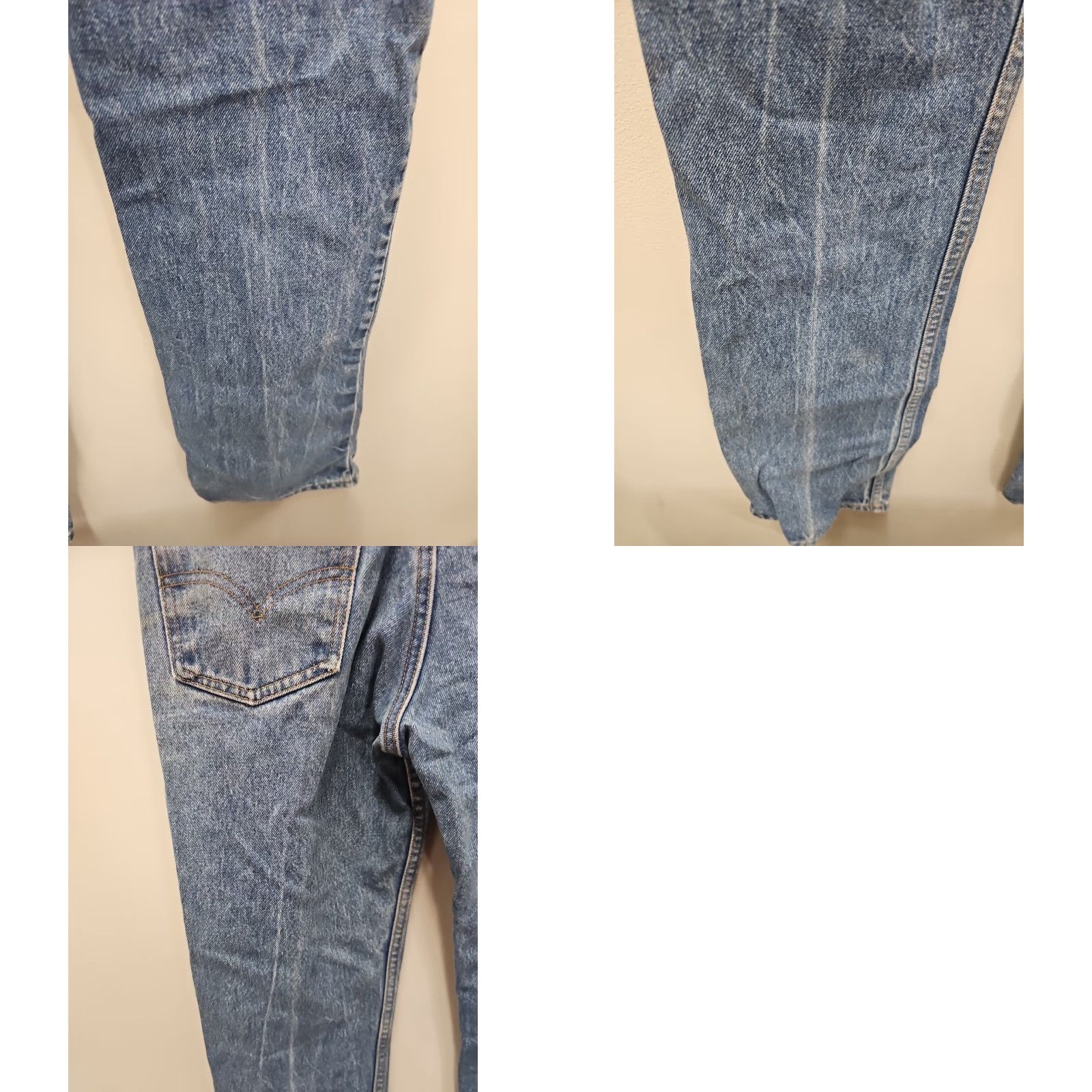 Levi's VINTAGE Levi's Orange Tab DISTRESSED WORN IN Jeans 32x33 80s Levi's 500 Series Men Regular Blue Denim Jeans Size US 32 / EU 48 - 10 Thumbnail
