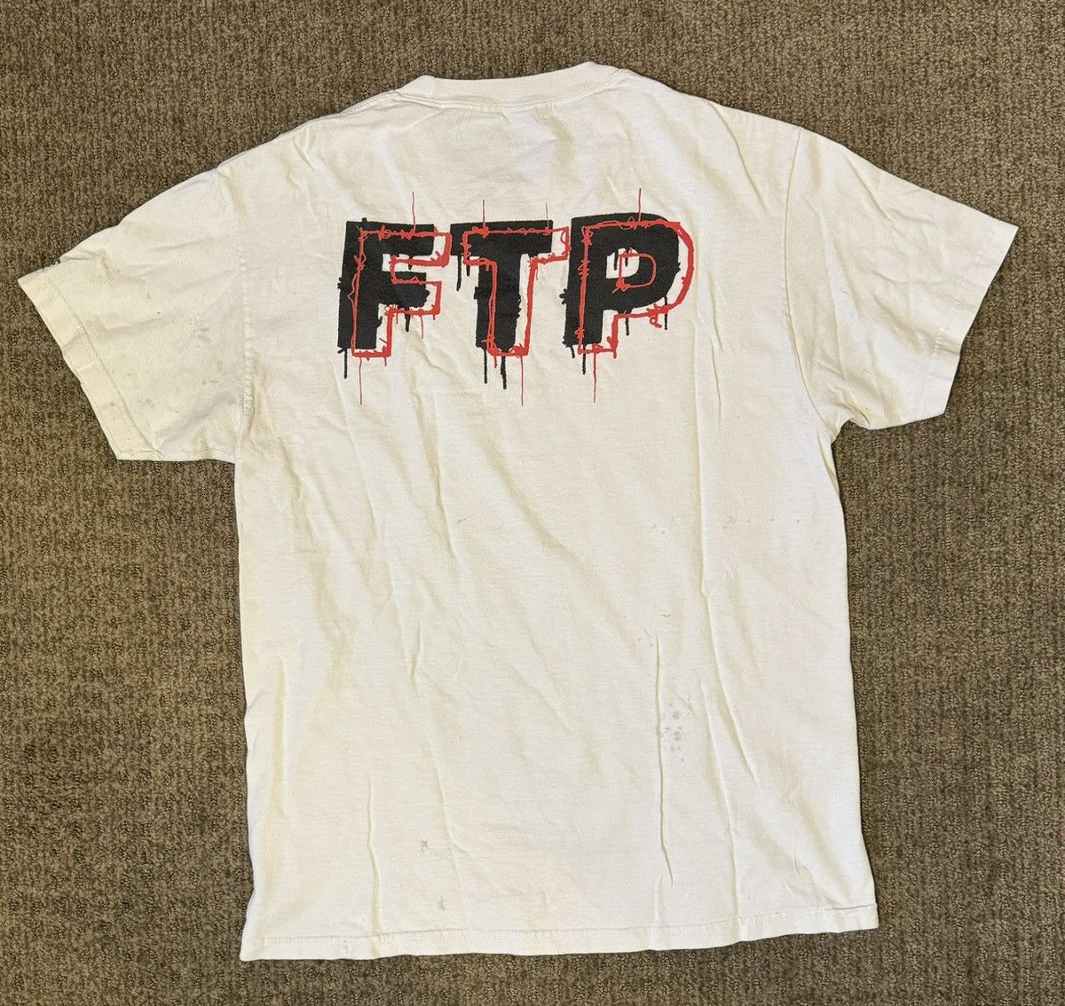 Fuck The Population × Kodone FTP x Kodone Tee White | Grailed