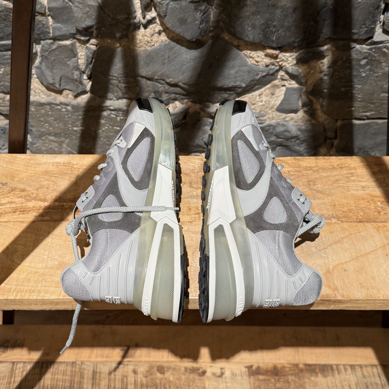 Givenchy Givenchy Giv 1 Mountain Cloud Grey Mesh Low-top Sneakers Size US 11 / EU 44 - 8 Thumbnail