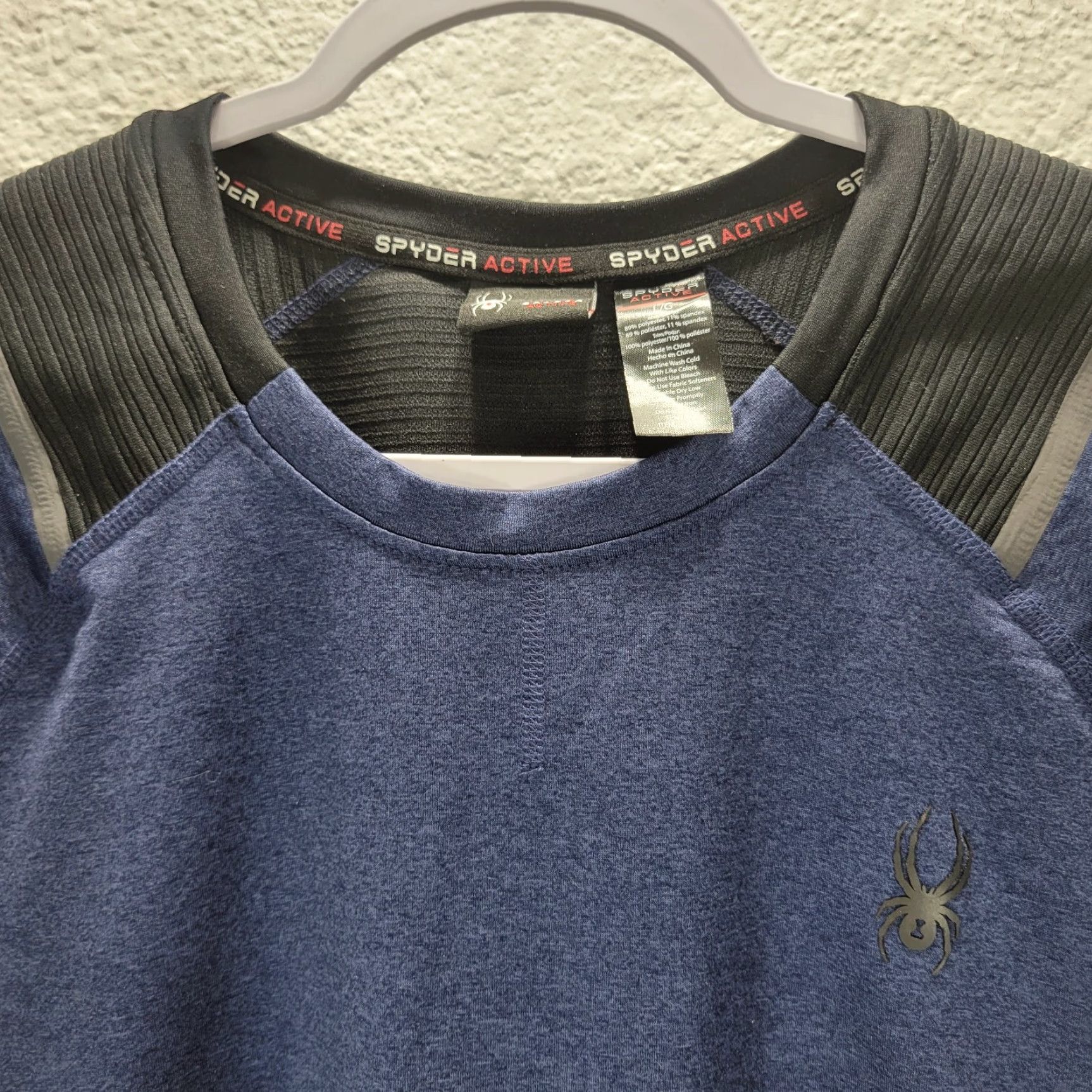 Spyder Spyder Sweatshirt Pullover Mens Blue Black Logo L Sweatshirt Mens Large Black Blue Pullover Logo Size US L / EU 52-54 / 3 - 4 Thumbnail