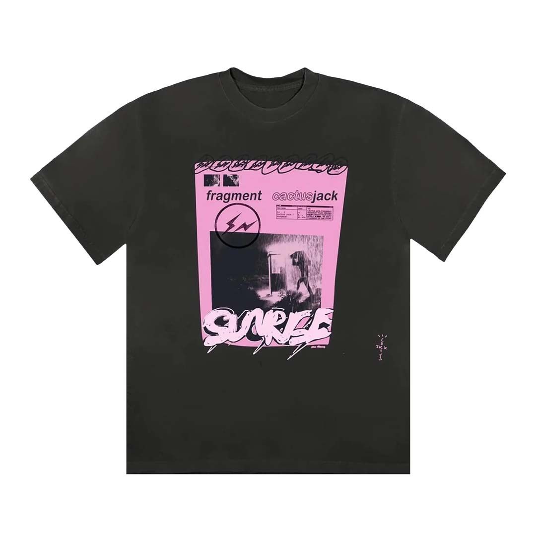 Cactus Jack by For Fragment Pink Sunrise Tee 'Black'