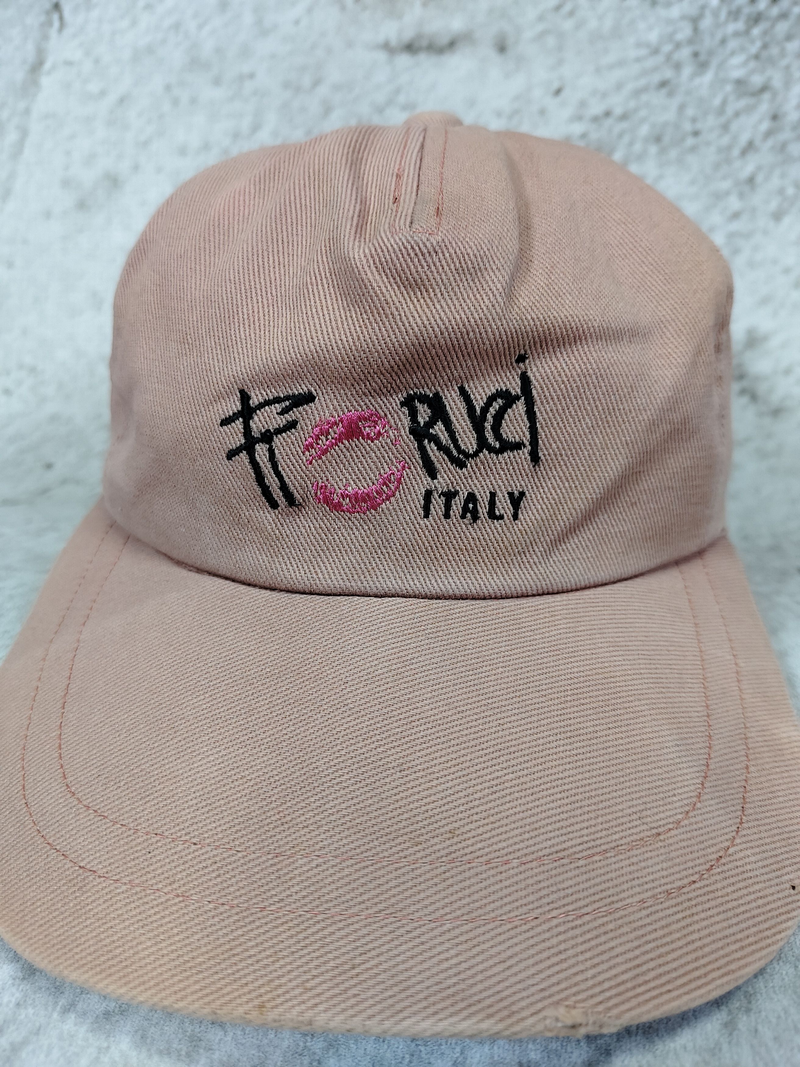 Fiorucci 90s Fiorucci🇮🇹 Y2K Embroidered Logo Lipstick Graphic Cap Size ONE SIZE - 3 Thumbnail