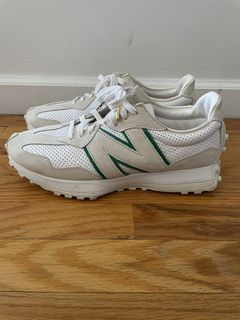 New balance 327 casablanca green logo hot sale