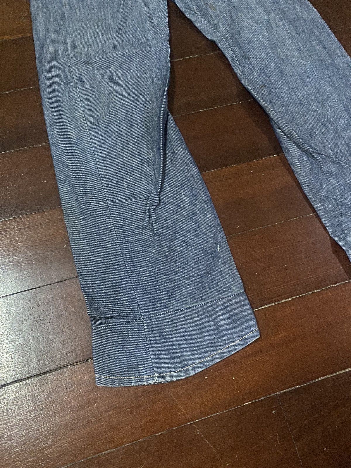 Japanese Brand × Levi's VINTAGE Y2K LEVIS Limited Edition Engineered SILVER Size US 32 / EU 48 - 3 Thumbnail
