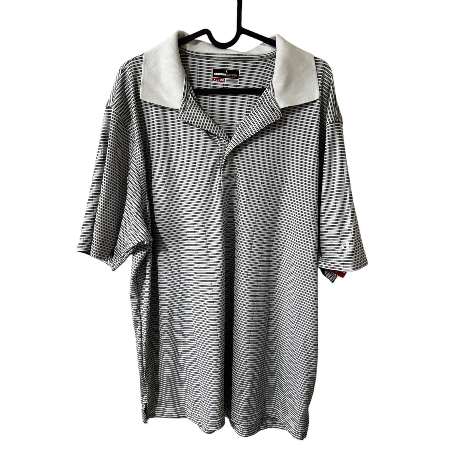 Grand Slam Grand Slam Performance Short Sleeve Striped Golf Polo Shirt Size US XL / EU 56 / 4 - 1 Thumbnail