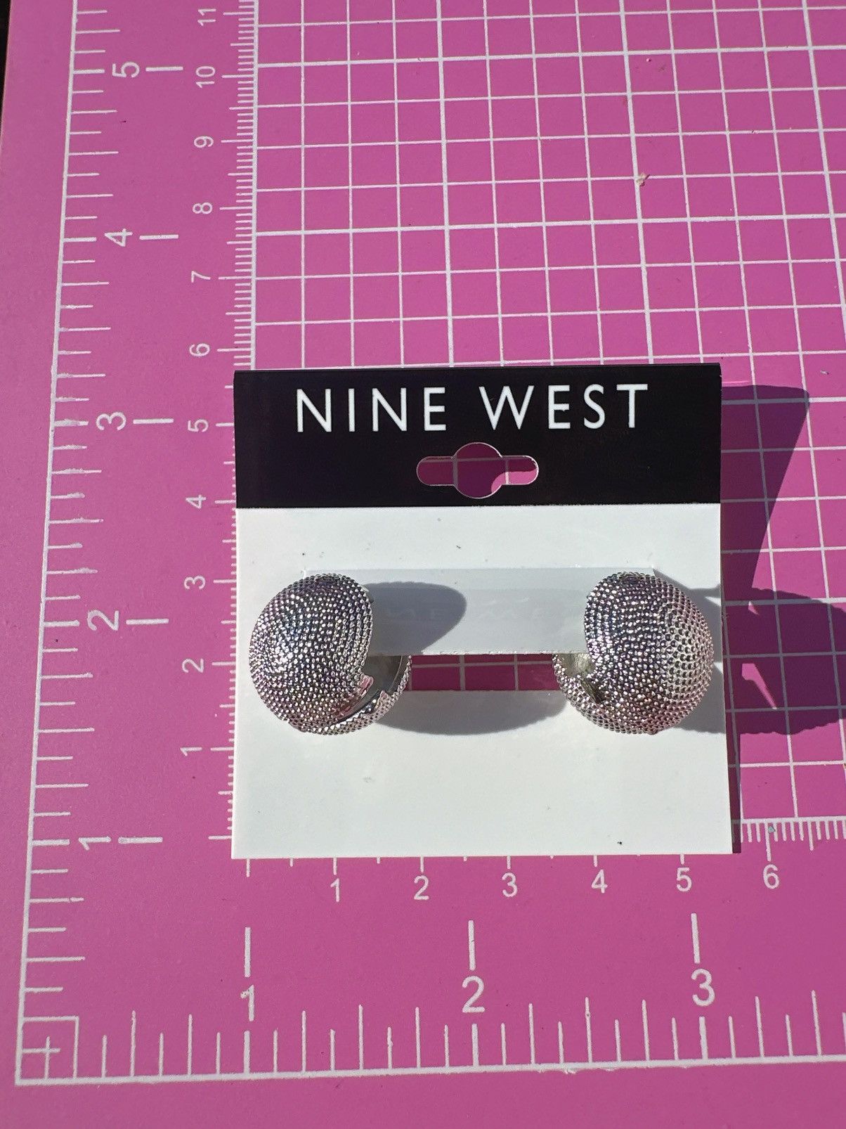 Nine West Nine West silver tone two sides clip on ball shape earrings Size ONE SIZE - 3 Thumbnail