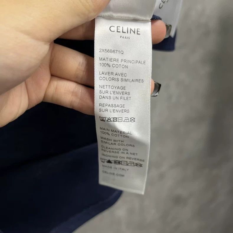Celine Celine Color Block Short Sleeve Top Size XS / US 0-2 / IT 36-38 - 3 Thumbnail