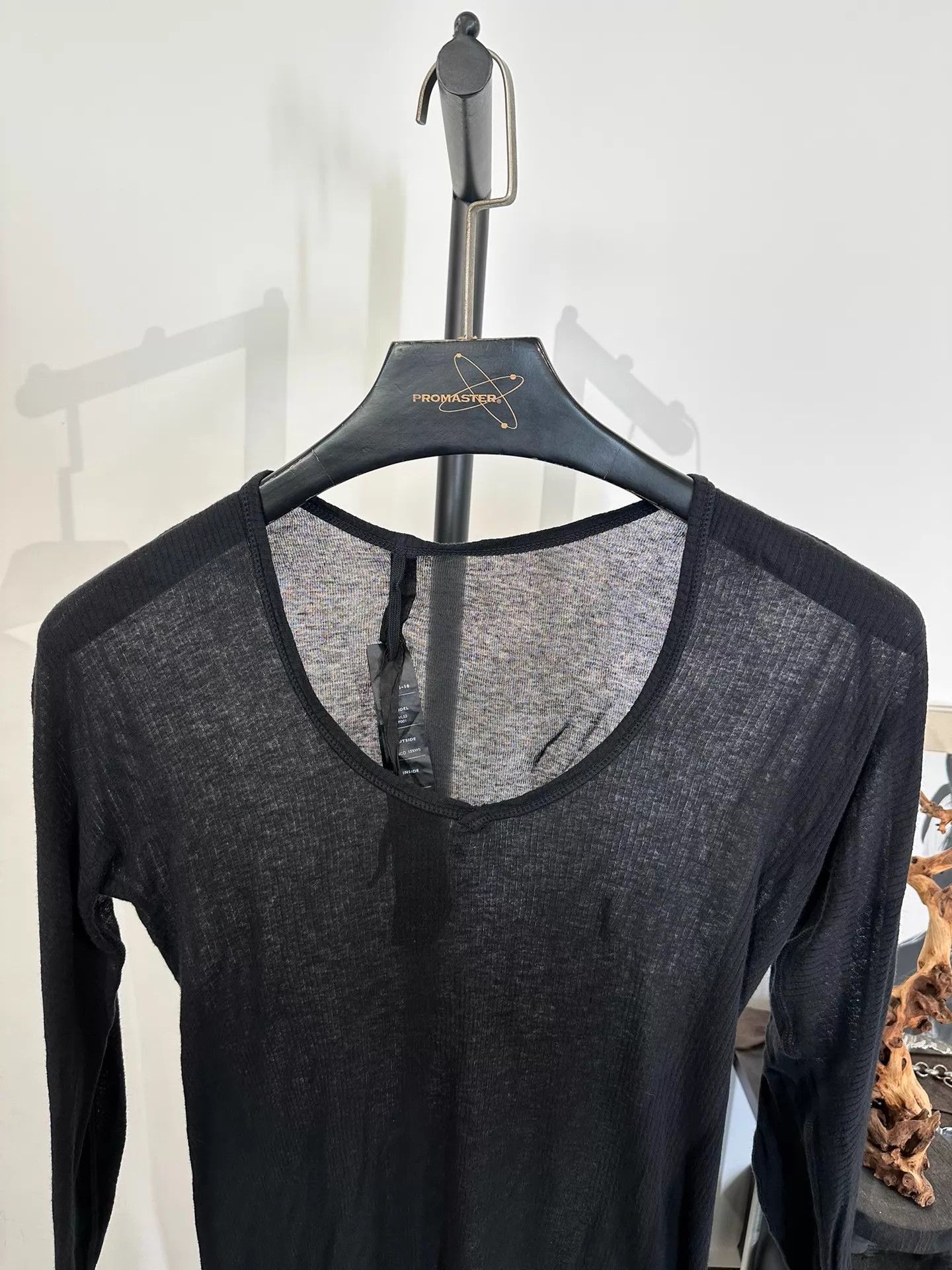 Boris Bidjan Saberi BBS 11by knit semi-sheer base layer long sleeve XS Size XS / US 0-2 / IT 36-38 - 4 Thumbnail