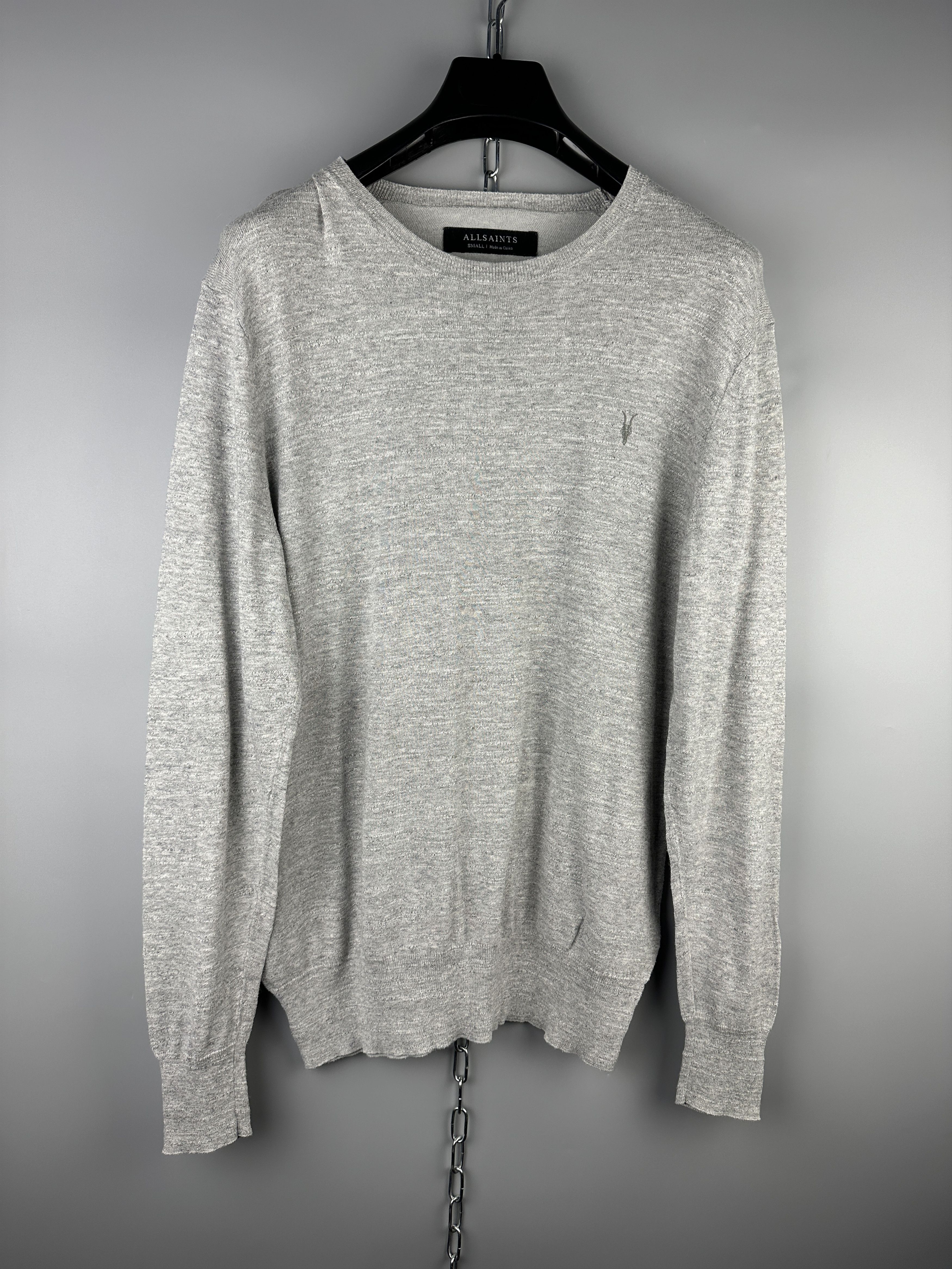 Allsaints × Designer Allsaints Cotton Long Sleeve Rosso Sweater Jumper Size US S / EU 44-46 / 1 - 2 Thumbnail