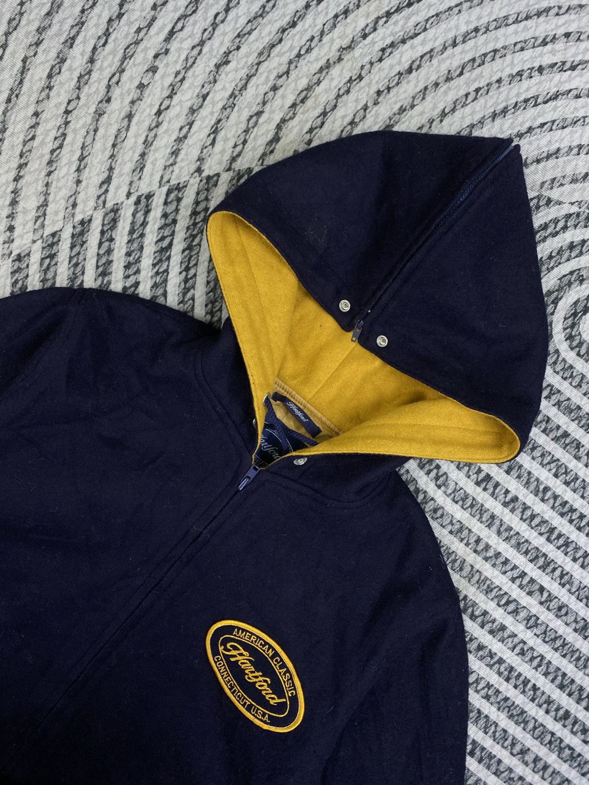 Hartford Vtg Hartford America Classic Embroider Varsity Style Jacket Size US M / EU 48-50 / 2 - 6 Thumbnail
