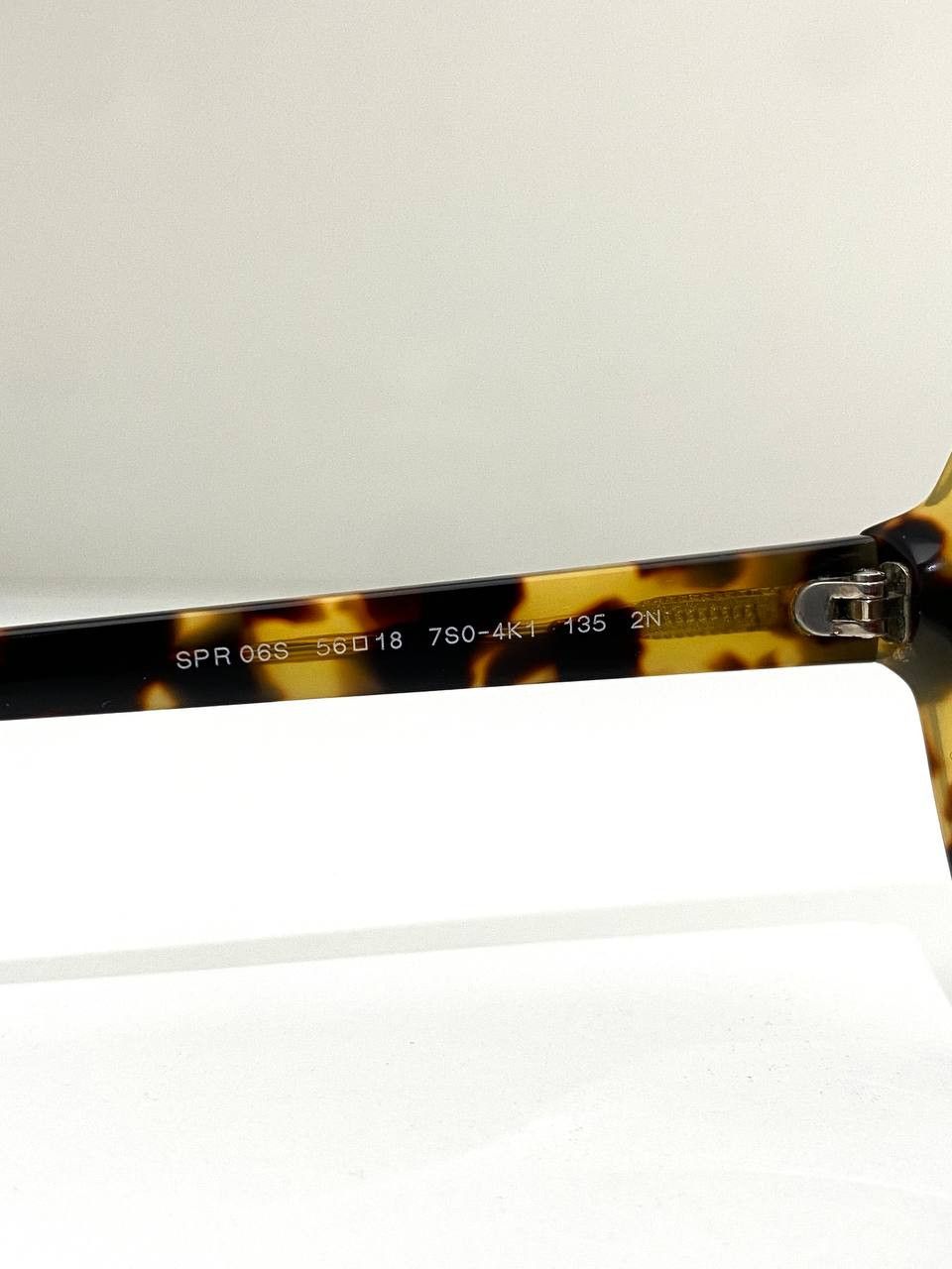 Prada Prada Logo Hexagon Havana Oversize Sunglasses Vintage Y2K Size ONE SIZE - 12 Thumbnail