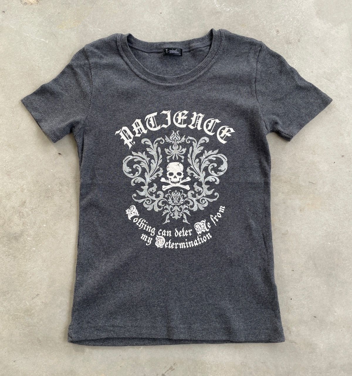 Affliction × Japanese Brand T-MIND PATIENCE SKULL TEE Size US L / EU 52-54 / 3 - 1 Thumbnail