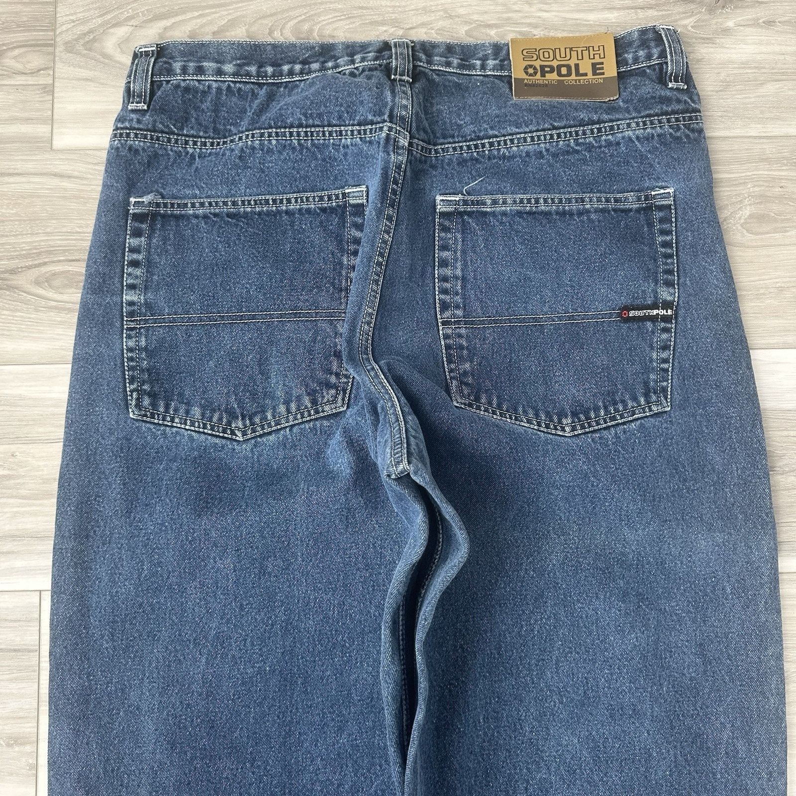 Southpole VTG Southpole Denim Jeans Men's 36x33 Blue Baggy Y2K Skater Size US 38 / EU 54 - 8 Thumbnail