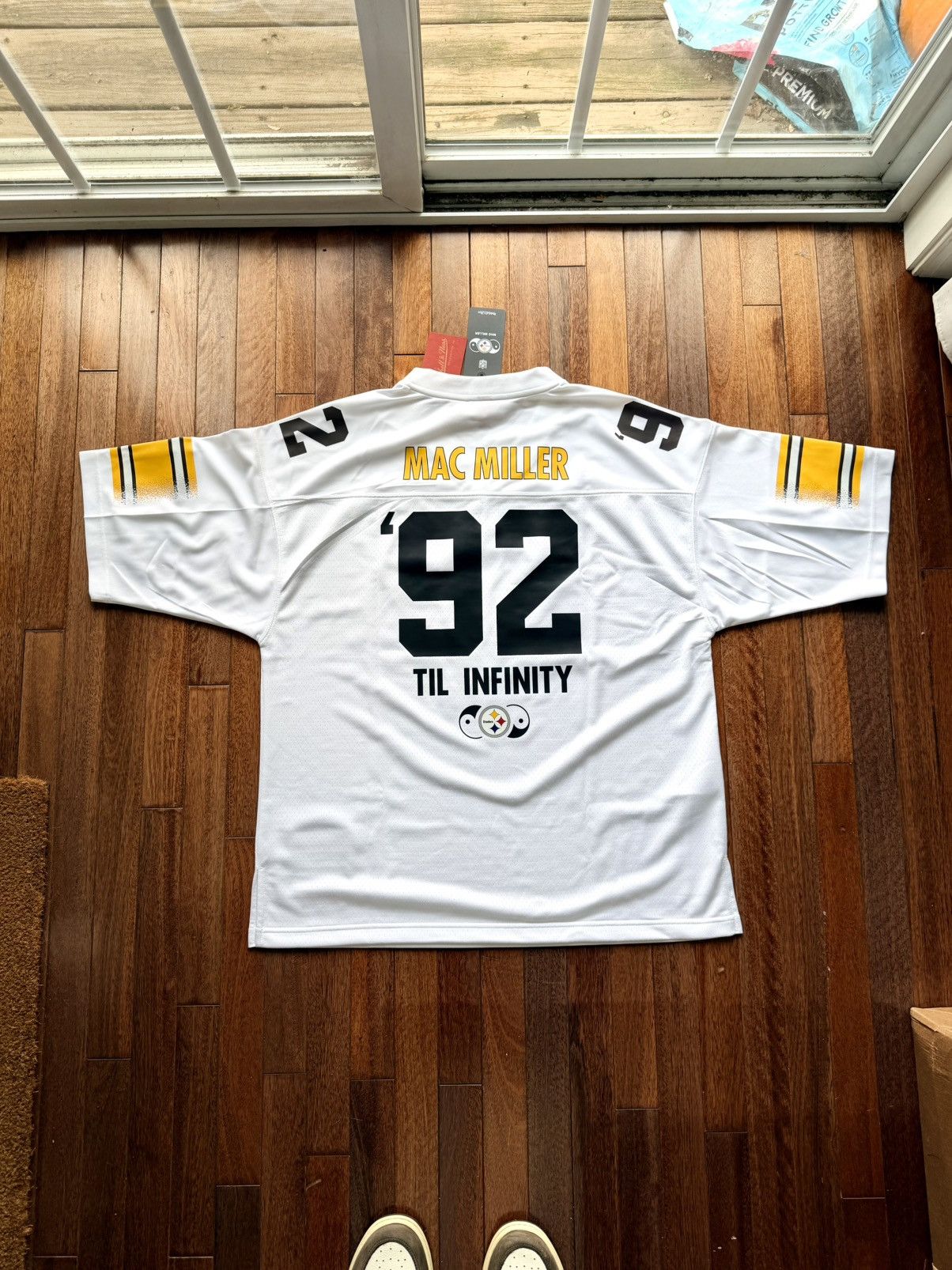 Mac Miller Mac Miller Steelers Blue Slide Park 92 till infinity Jersey Size US L / EU 52-54 / 3 - 3 Thumbnail