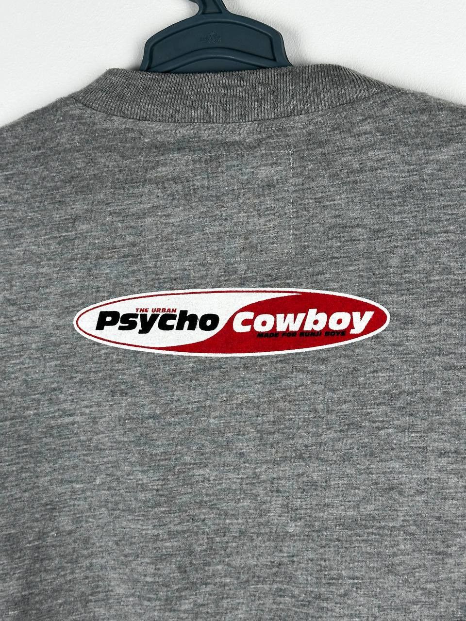 Drop Dead × Rap Tees × Vintage Vintage 90s Psycho Cowboy Rap Hip Hop LS T Shirt Size US XL / EU 56 / 4 - 9 Thumbnail