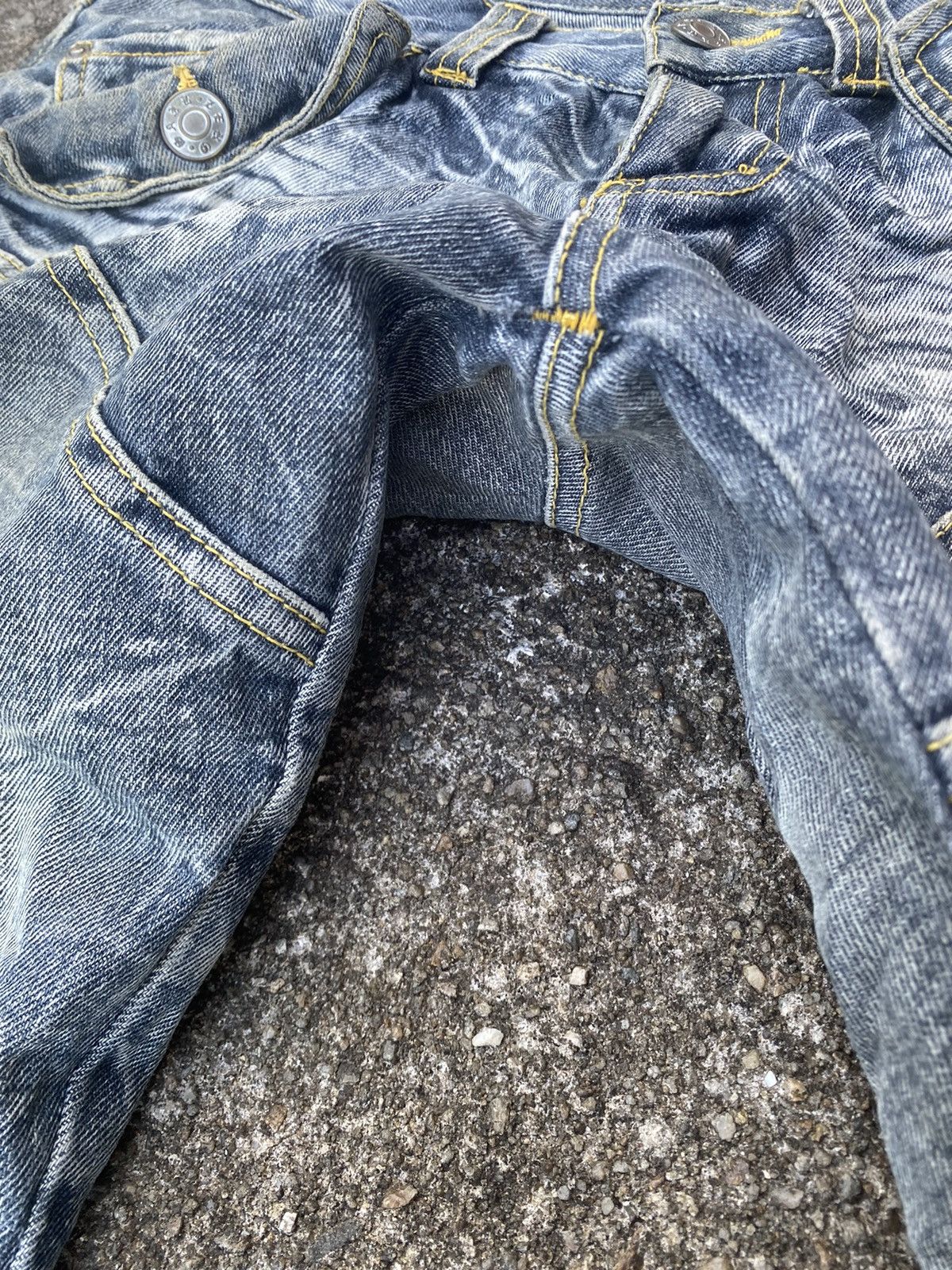 Japanese Brand Zerosail distressed tactical jeans ripped knee punk style Size US 30 / EU 46 - 16 Thumbnail