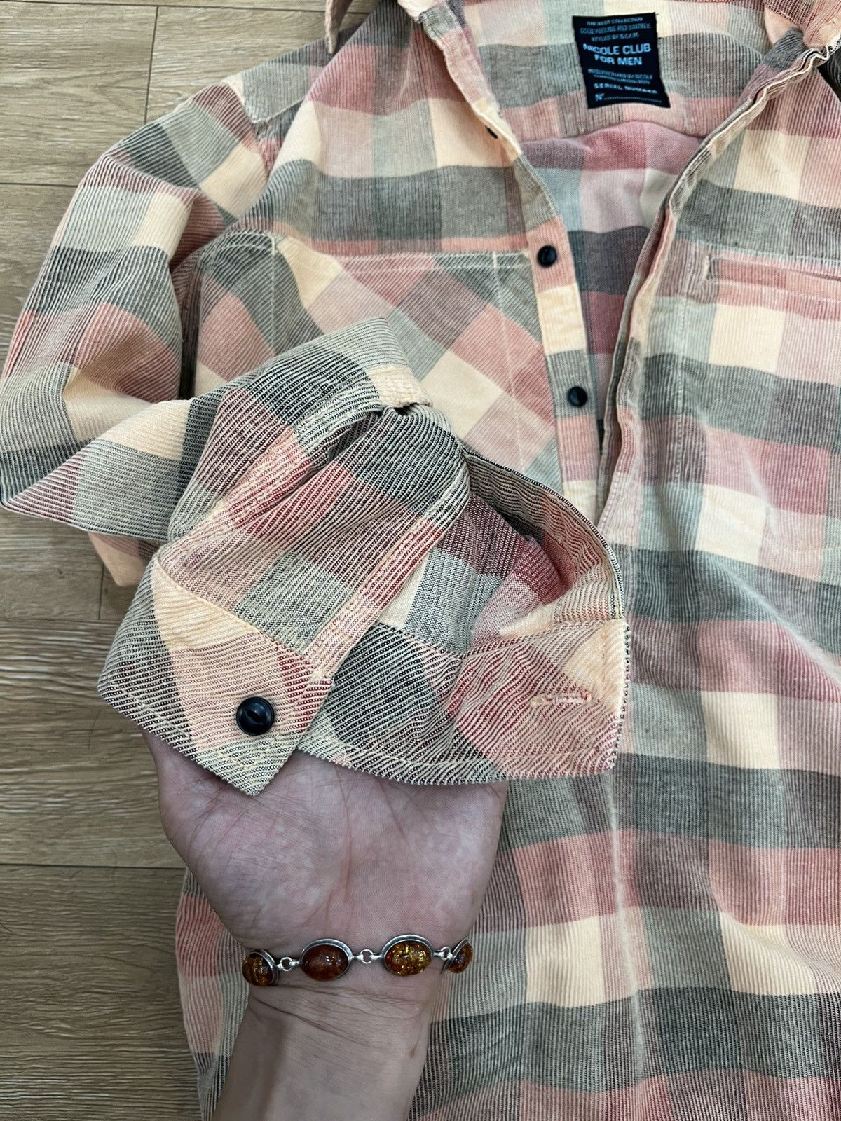 Nicole Club Nicole Club for Men - Corduroy half button ups Size US L / EU 52-54 / 3 - 5 Thumbnail