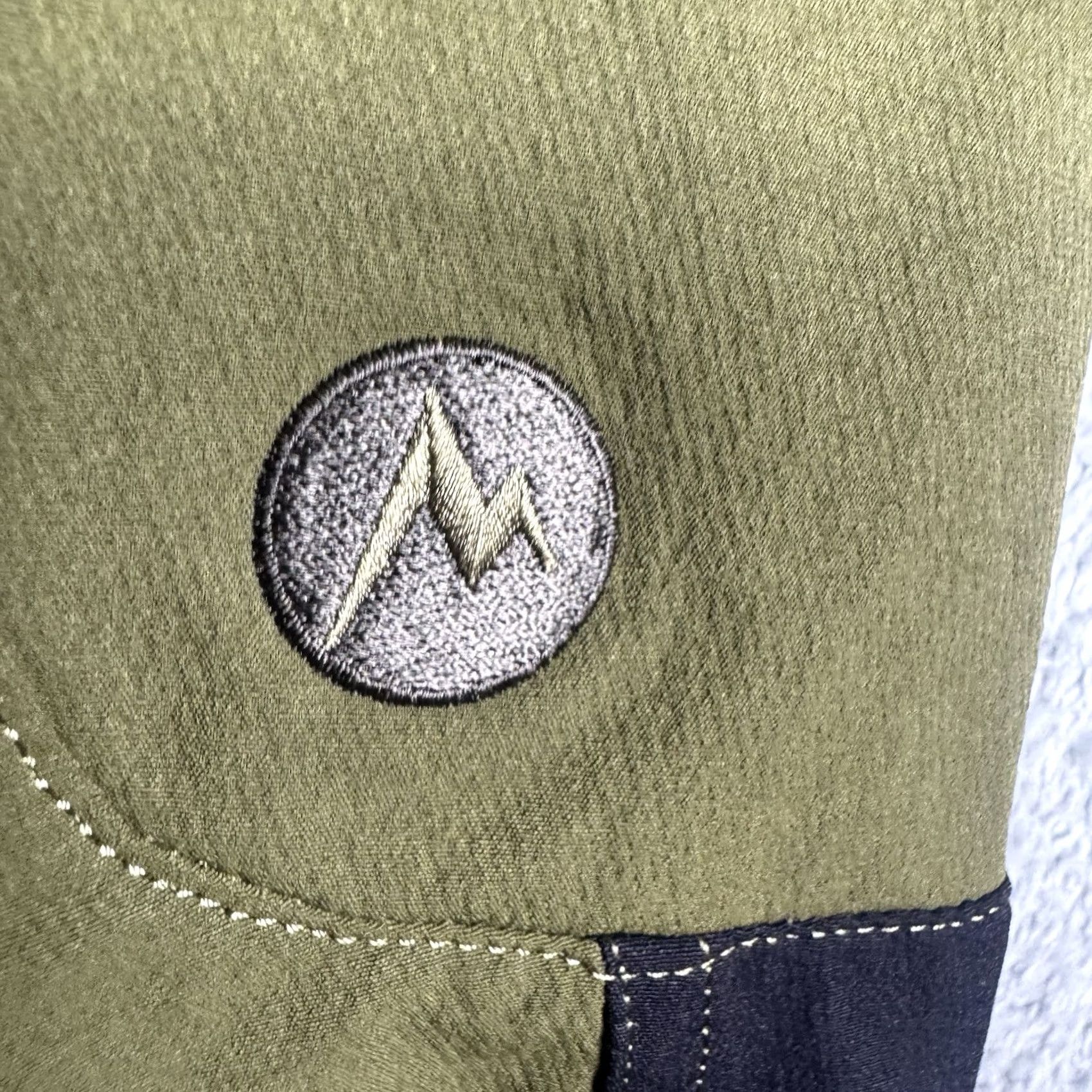 Marmot Marmot Pants Mens L 30x30 Softshell Tech Cargo Belted Olive Highland Performance Size US 33 - 6 Thumbnail