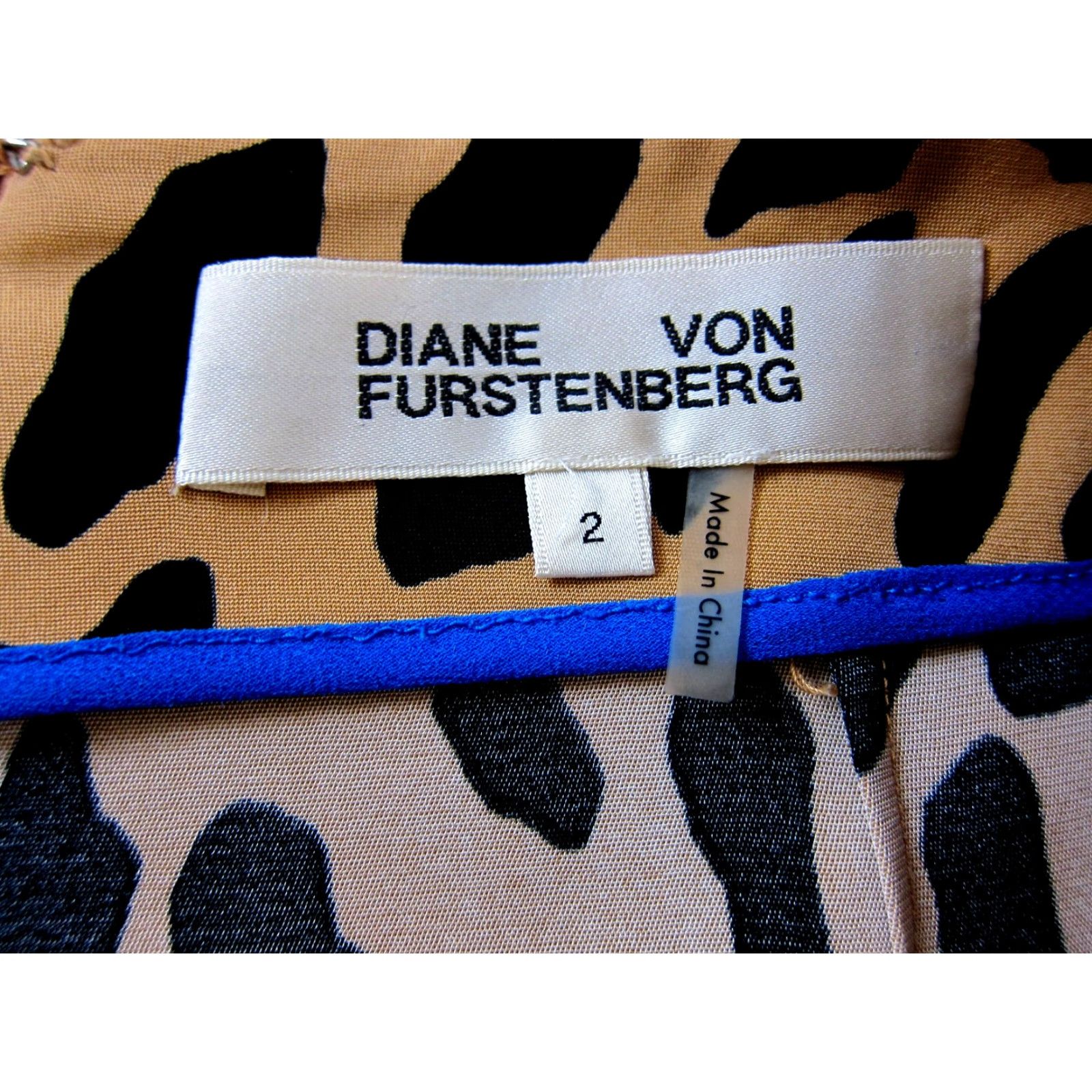 Diane von Furstenberg Diane von Furstenberg Brown Black Cheetah Midi Straight Pencil Skirt Women 2 Size 26" / US 2 / IT 38 - 3 Thumbnail